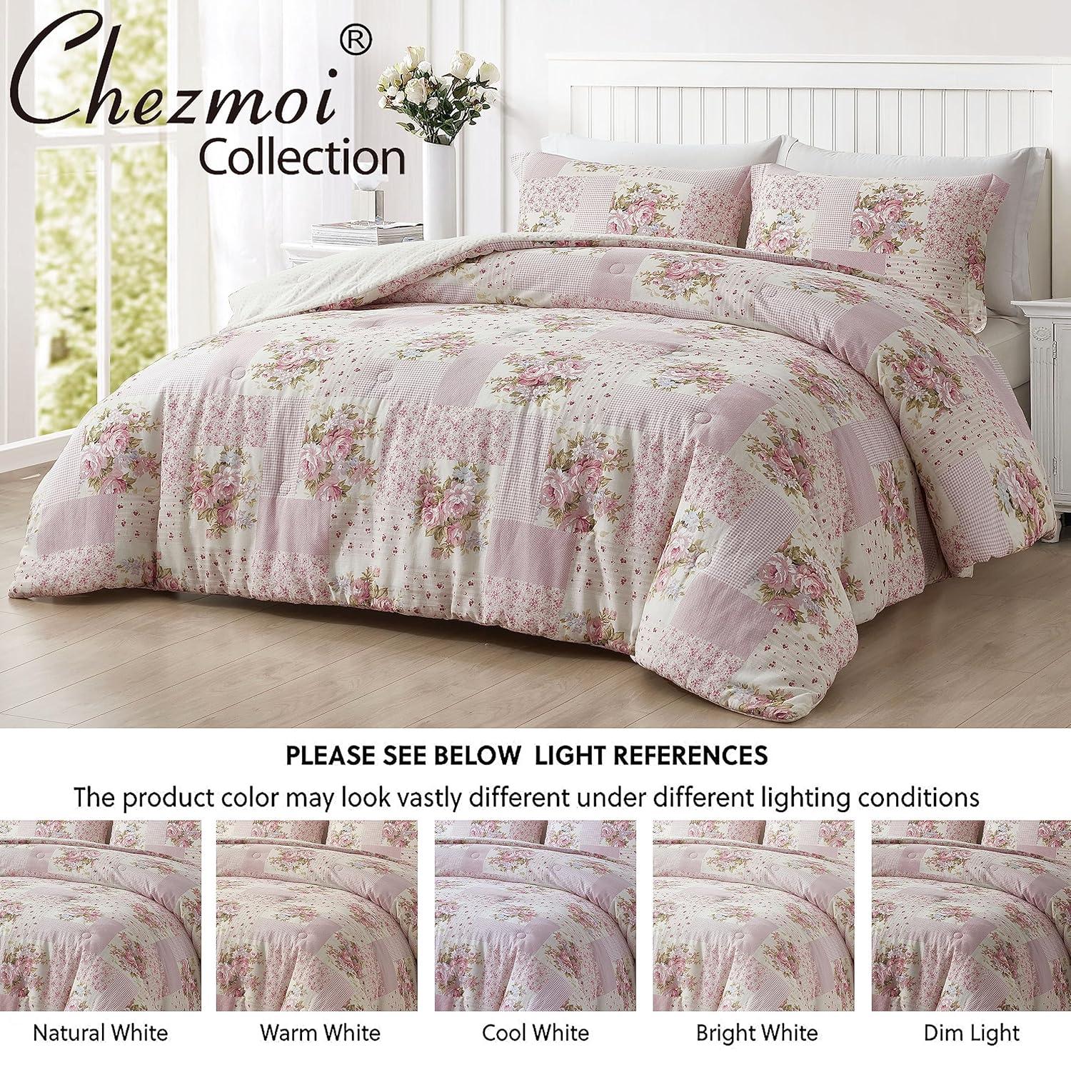 Chezmoi Collection Cotton Ring Stitch Comforter Set
