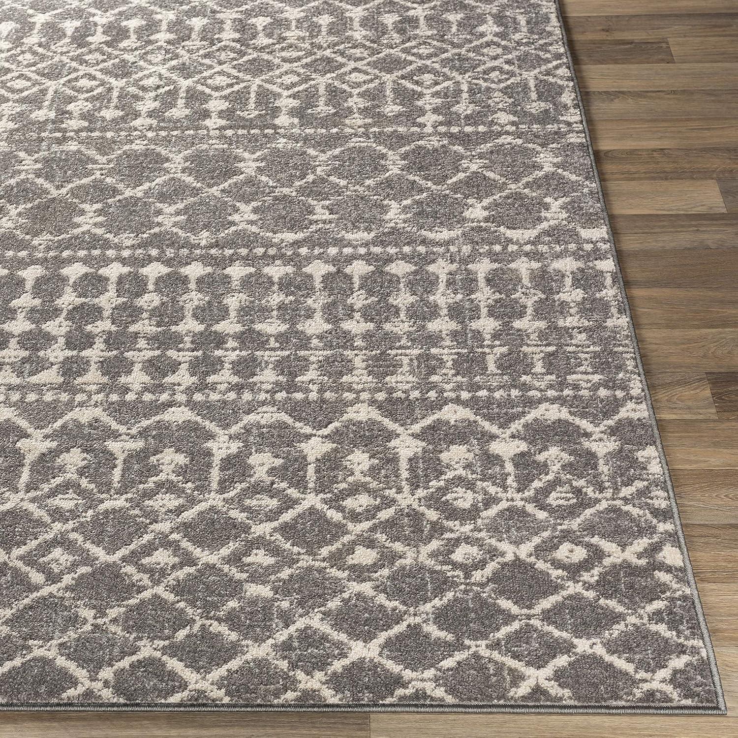 Livabliss Chester Global Bohemian Area Rug,5'3" x 7'3",Medium Grey