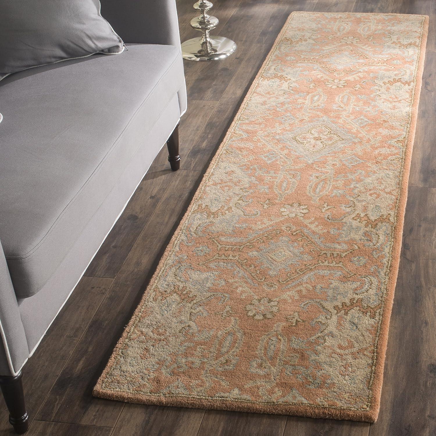 Wyndham WYD203 Hand Tufted Area Rug - Terracotta - 7'x7' - Safavieh.