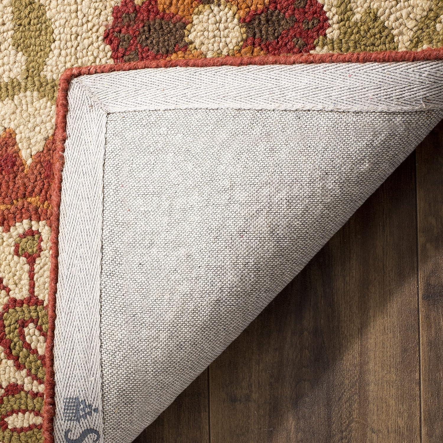 Blossom BLM862 Hand Hooked Runner Rug - Beige/Multi - 2'3"x8' - Safavieh.