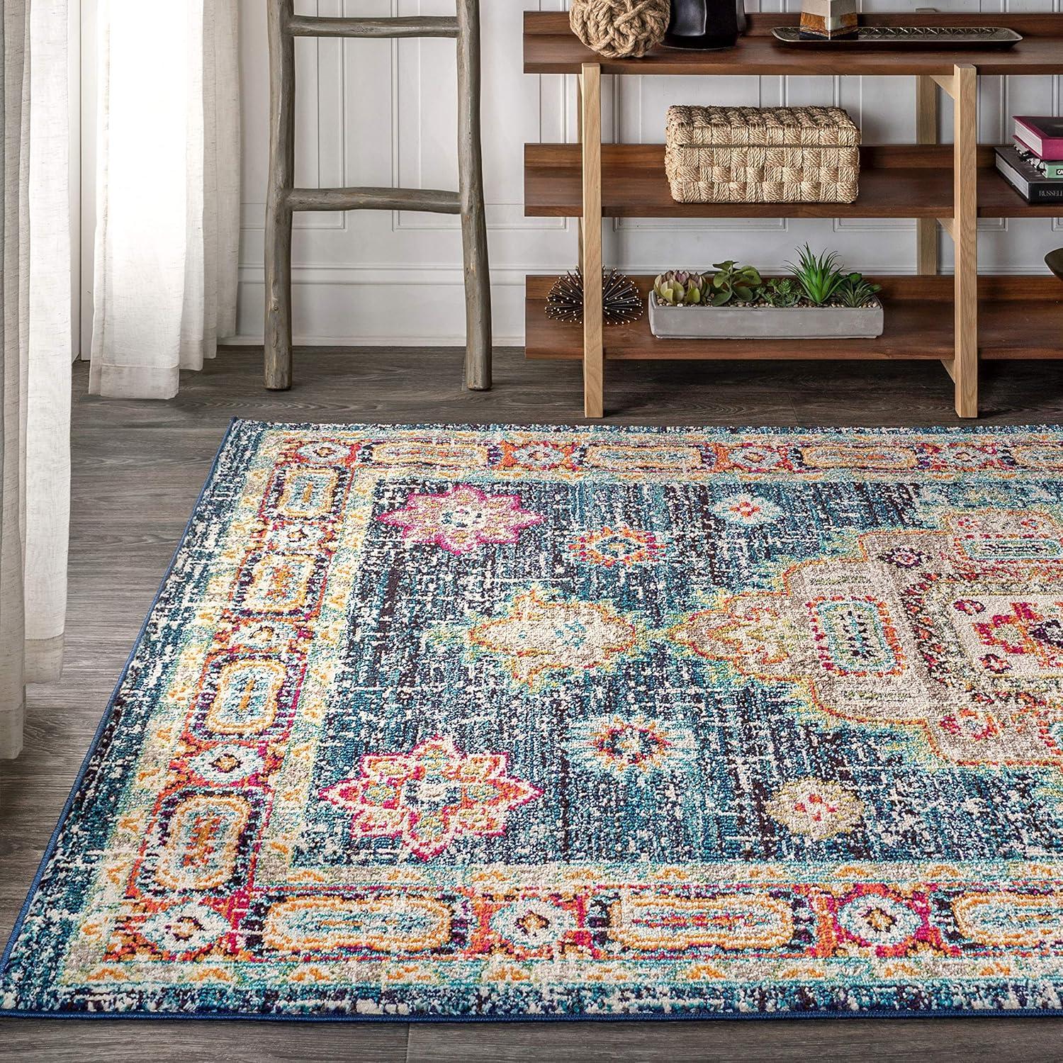 Bohemian FLAIR Boho Vintage Medallion Area Rug - JONATHAN Y