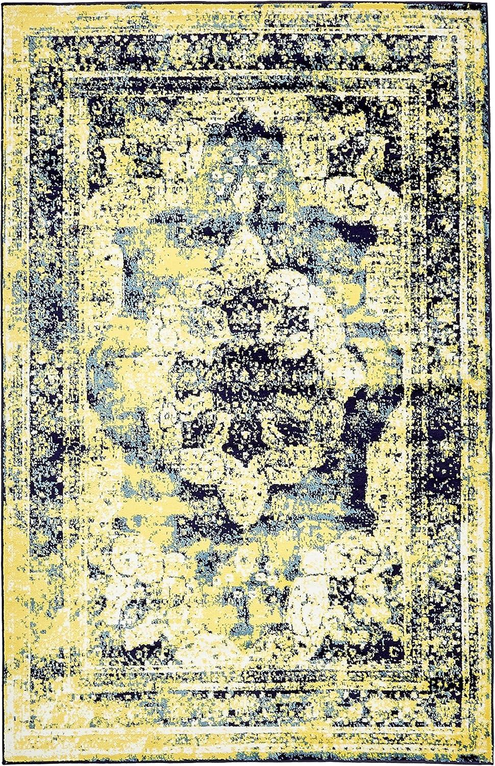 Unique Loom Sofia Salle Garnier Border Indoor Woven Area Rug