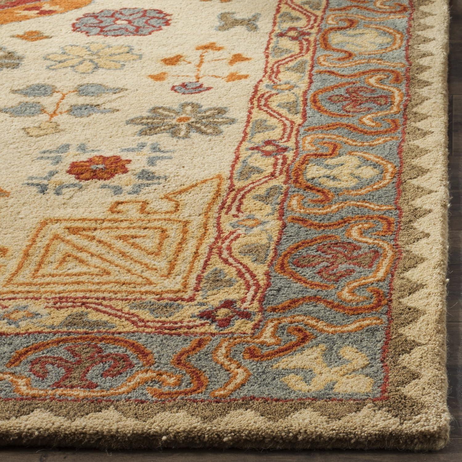 Heritage HG402 Handmade Runner Rug - 2'3"x10' - Beige/Multi - Safavieh