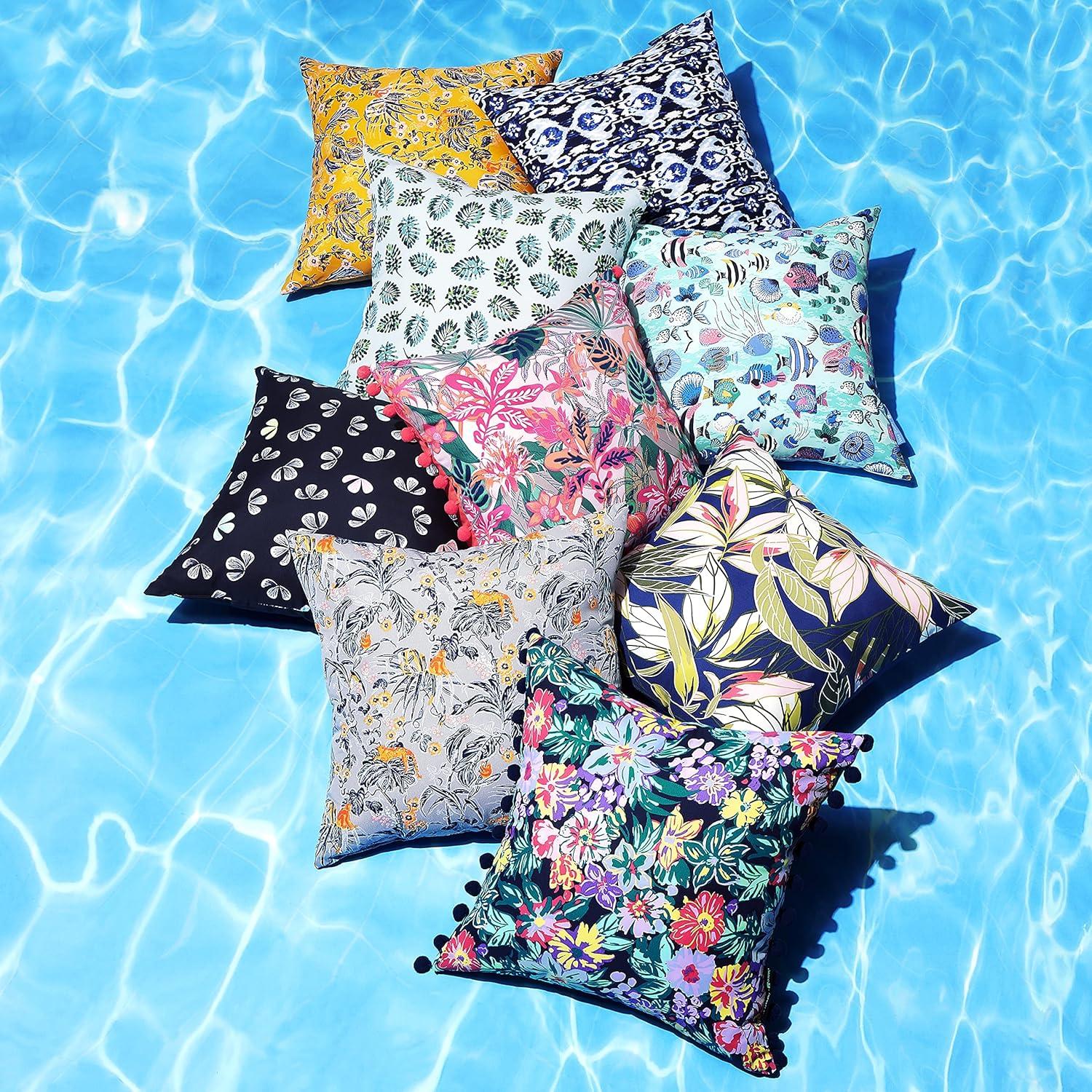 Vera Bradley Island Outdoor Square Pillow Cover & Insert