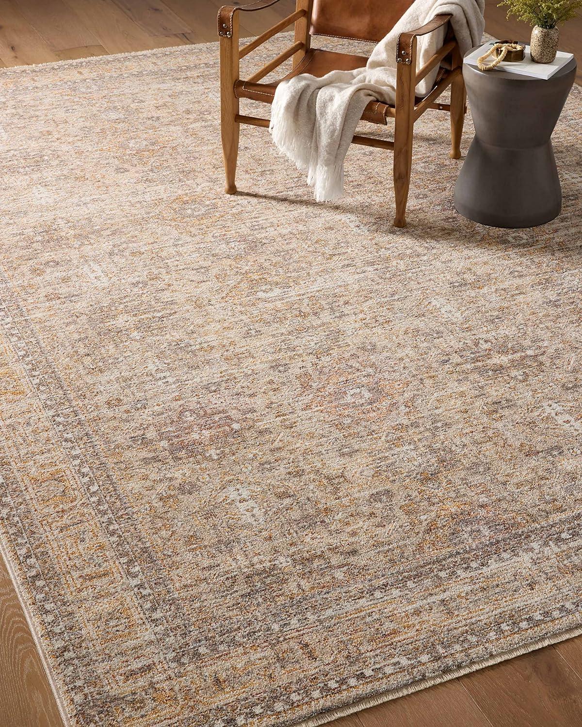 Angela Rose x Loloi Blake Oatmeal / Spice Area Rug