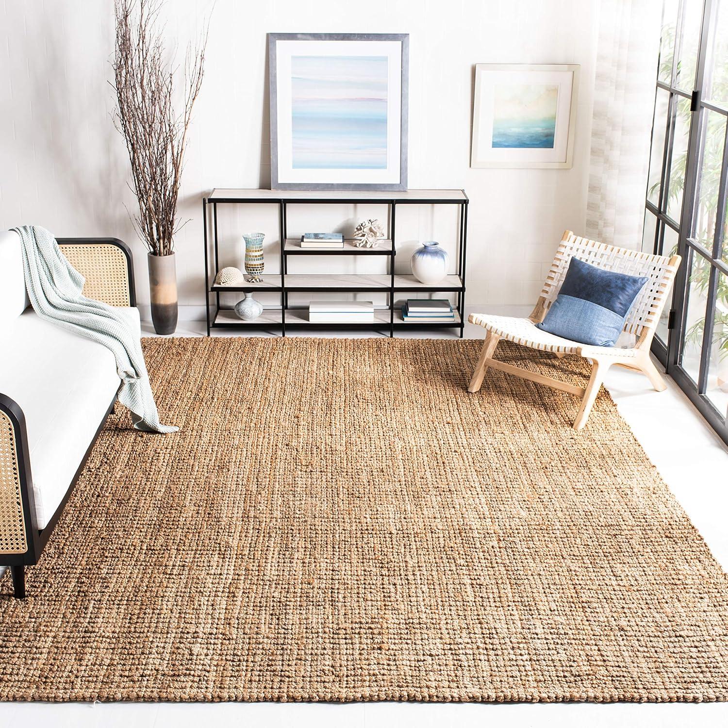 Natural Fiber NF447 Hand Woven Indoor Area Rug - Natural - 7'6"x9'6" - Safavieh