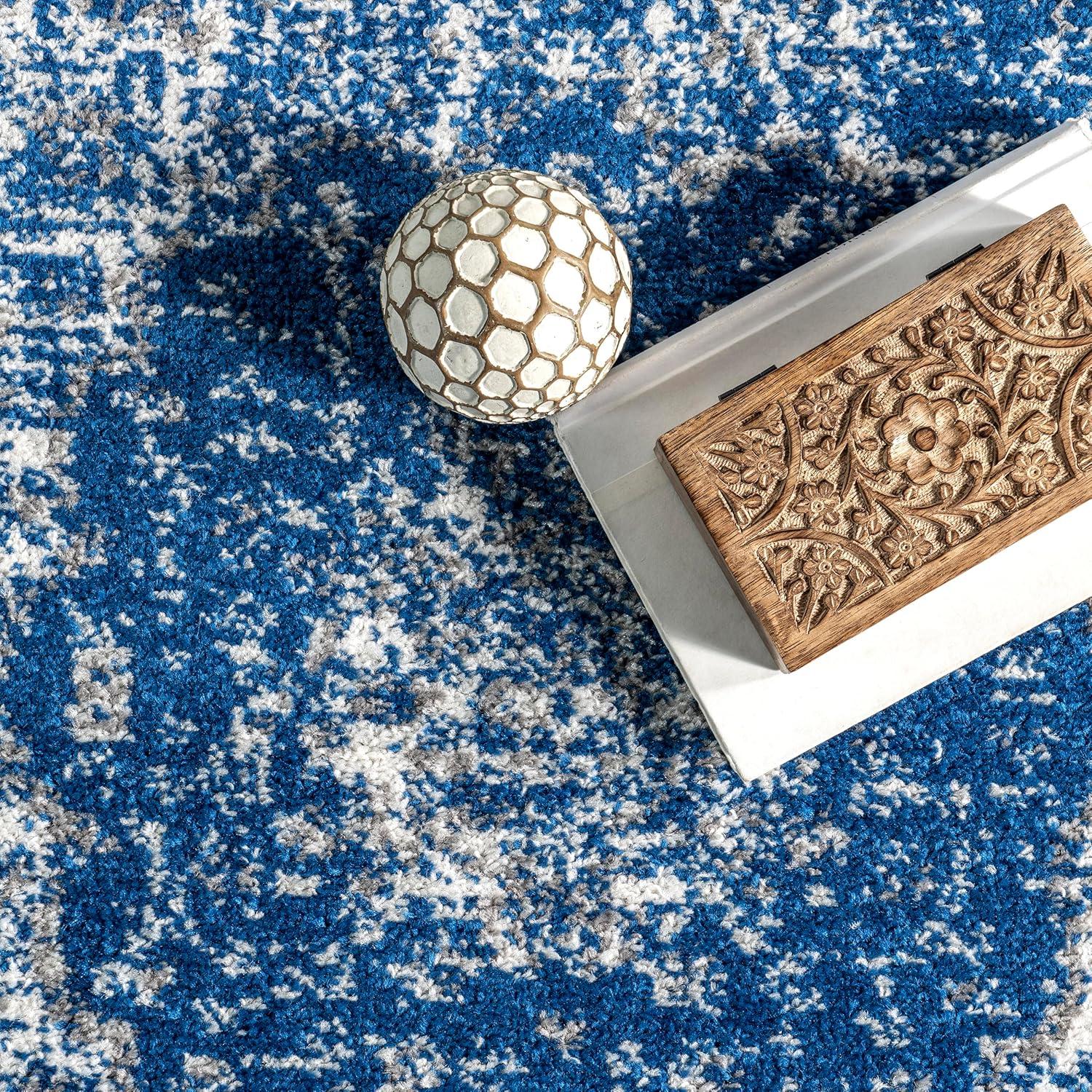 Nuloom Verona Vintage Persian Indoor Area Rug, Runner 2' 6" x 6', Dark Blue