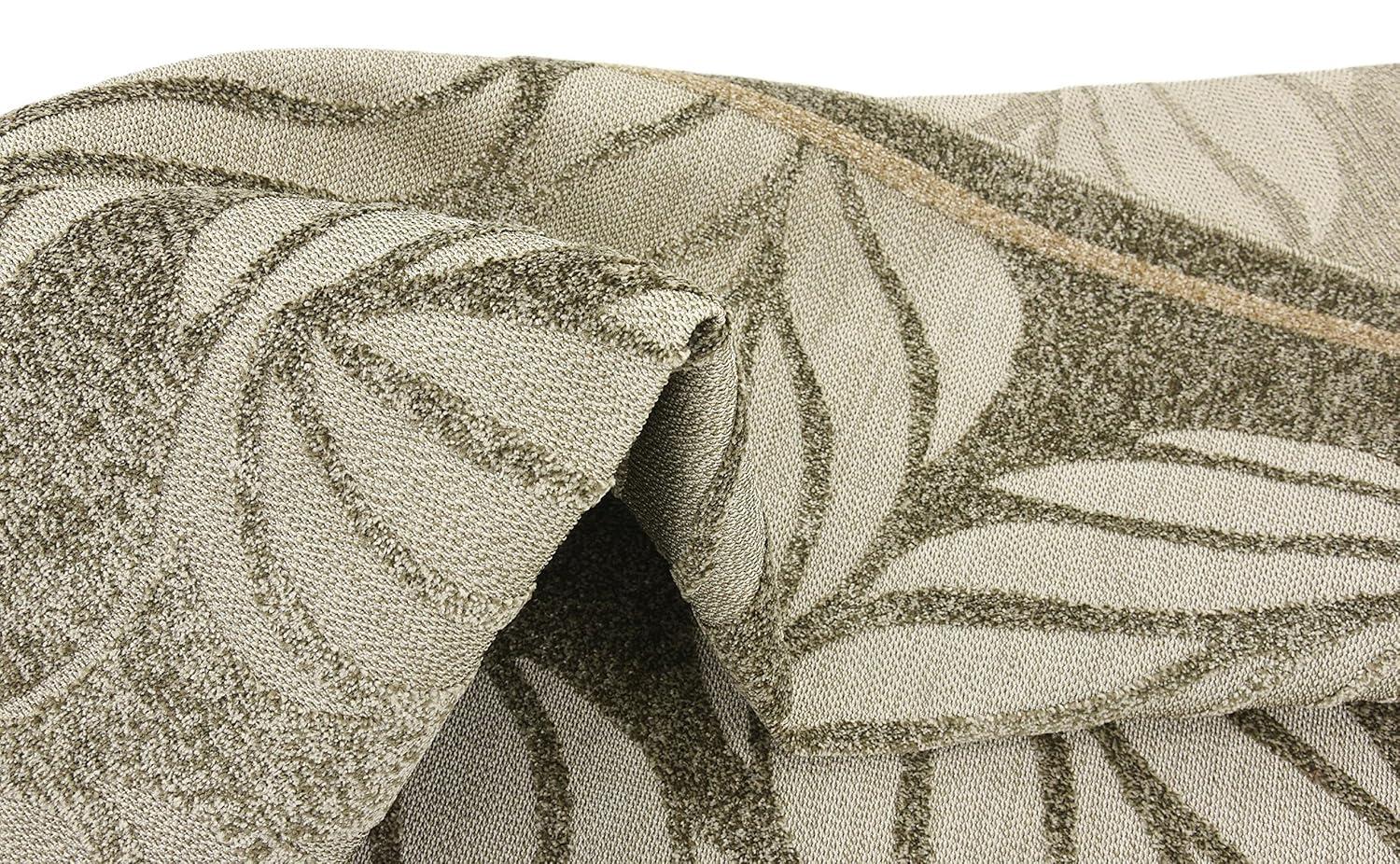 Unique Loom 7' 1 x 10' 0 Beige Outdoor Botanical Augusta Area Rug