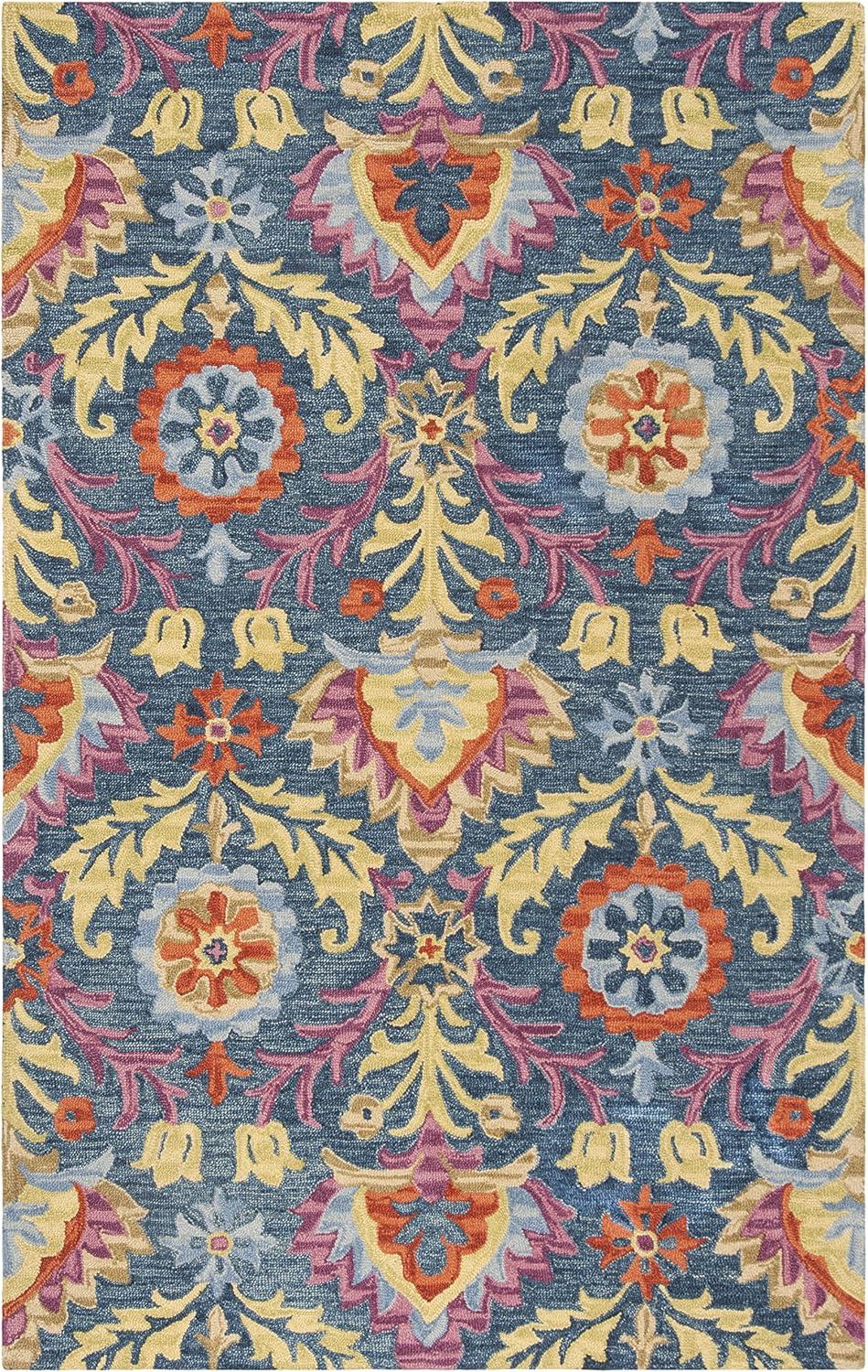 Suzani SZN312 Hand Hooked Area Rug  - Safavieh