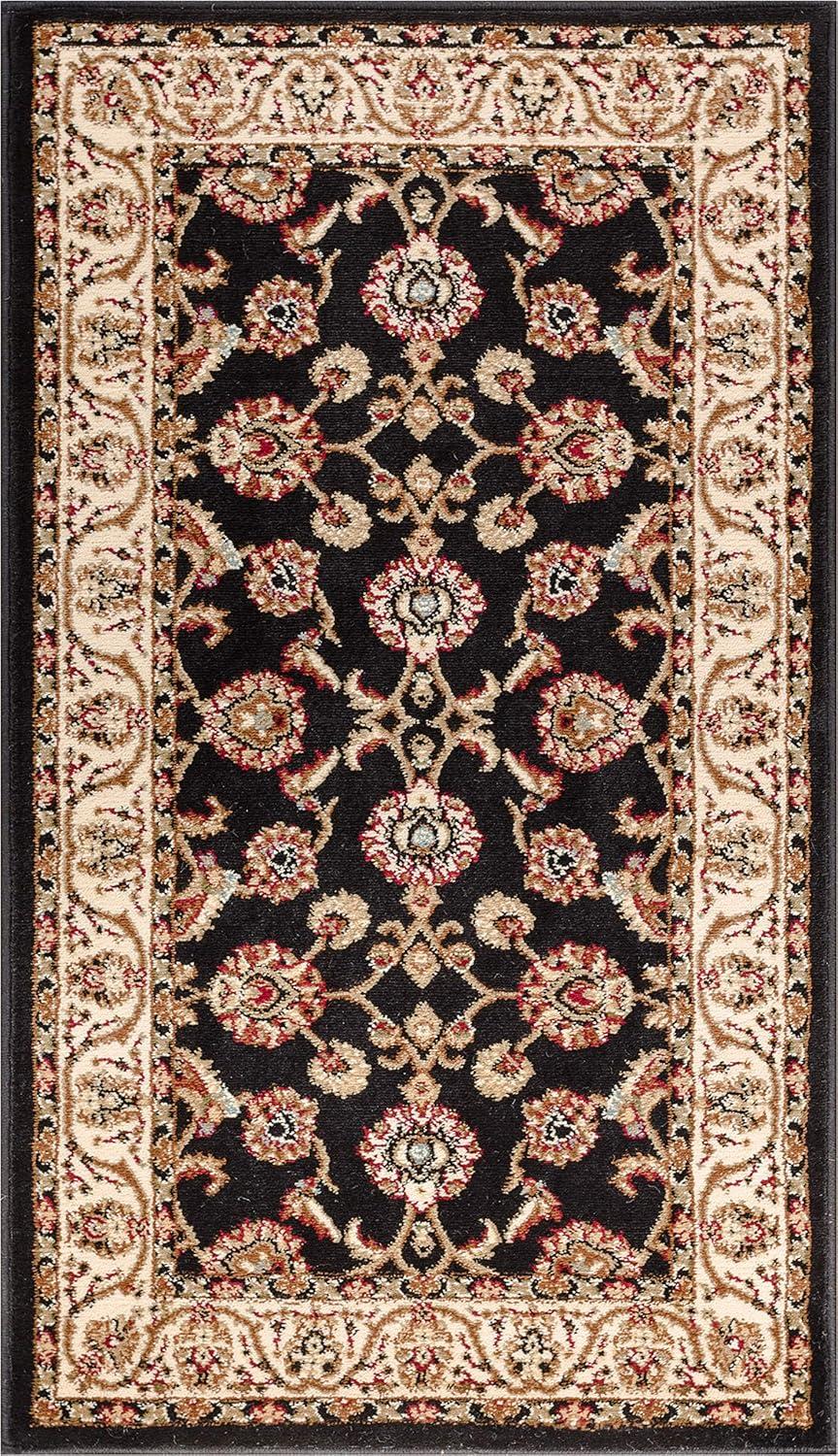 Well Woven Barclay Sarouk Traditional Oriental Panel Green 6'7" x 9'6" Area Rug