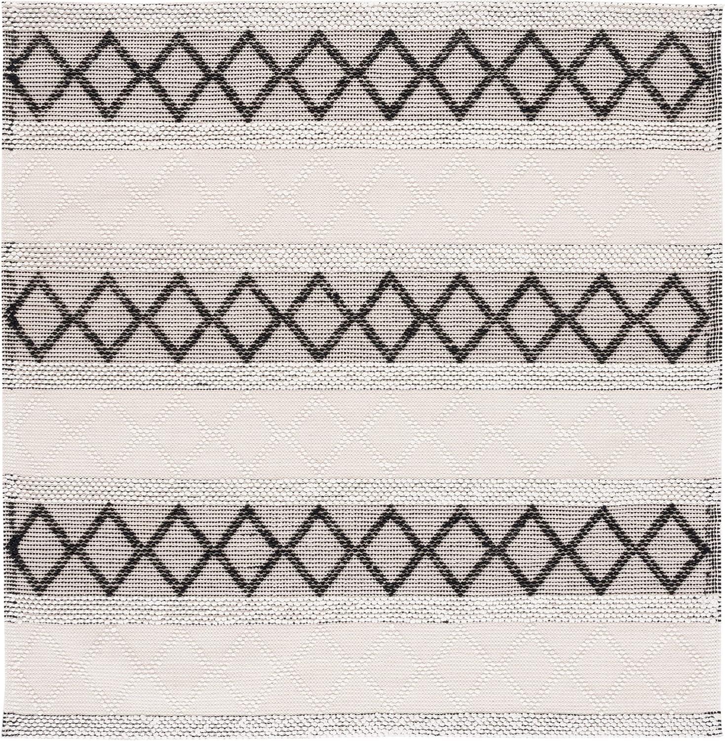 Safavieh Hand Woven 80% Wool, 20% Cotton Geometric Rug