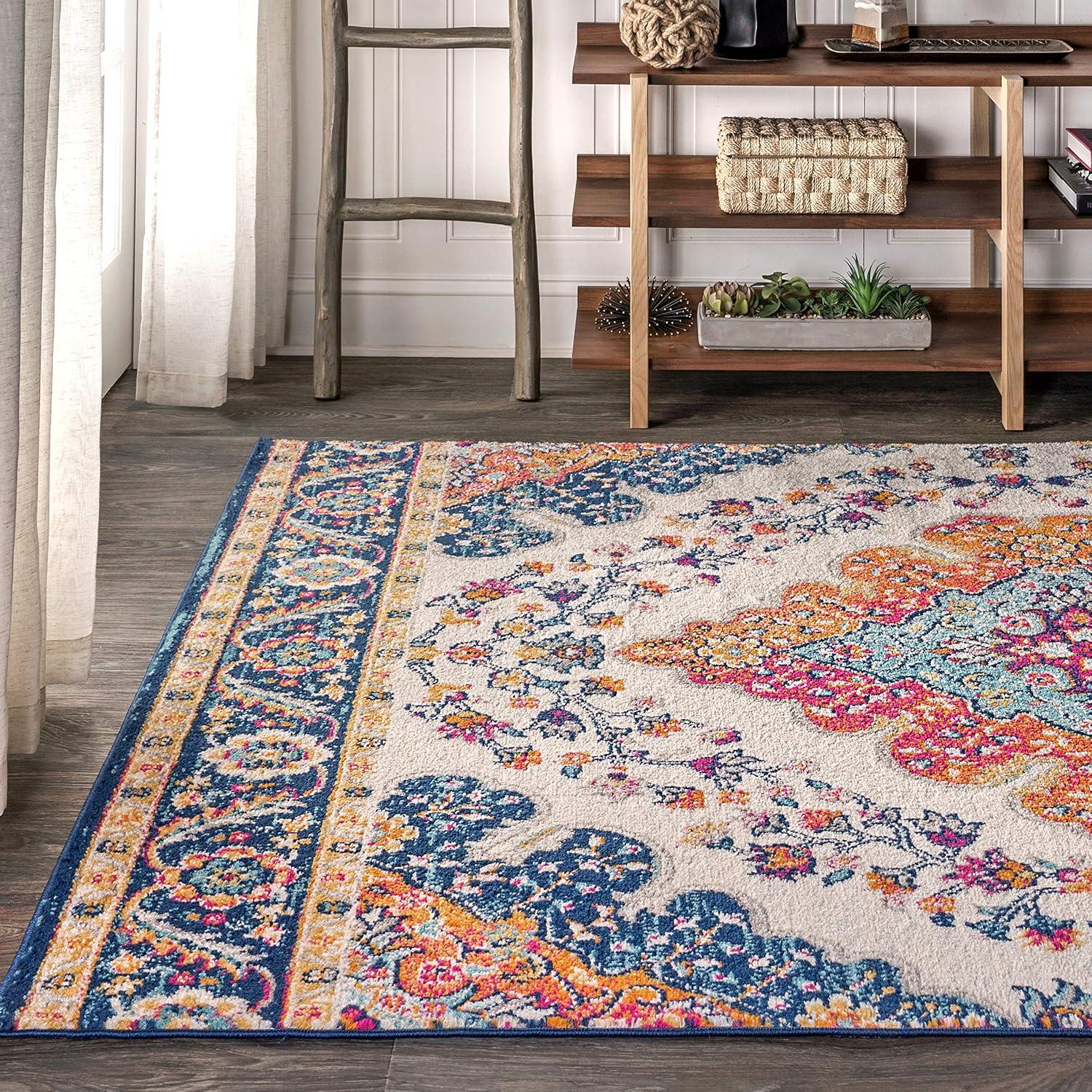 Bohemian Inspired Flair Boho Vintage Medallion Area Rug - JONATHAN Y