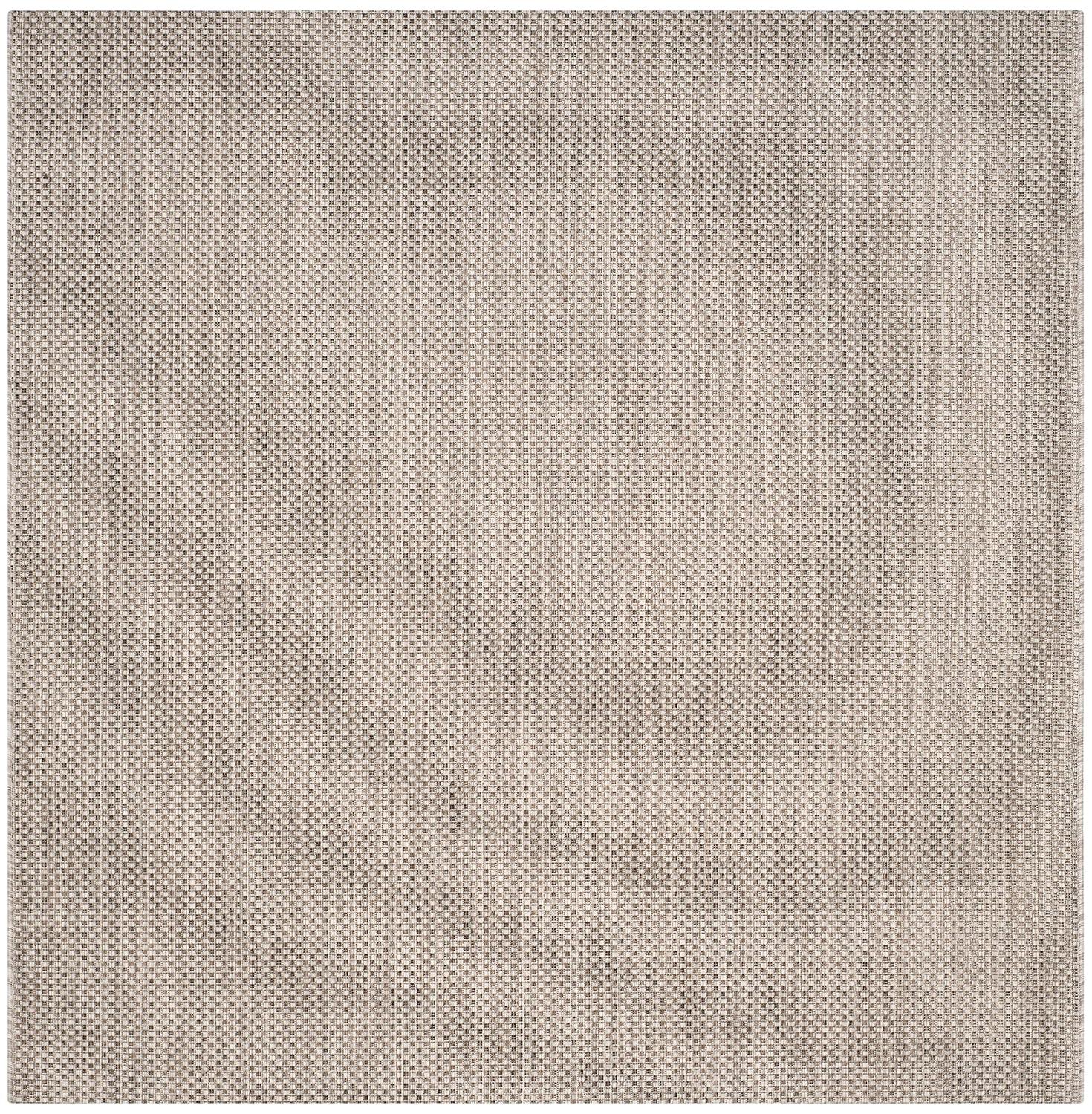 Courtyard CY8521 Power Loomed Indoor/Outdoor Area Rug - Beige/Brown - 6'7"x6'7" - Safavieh.