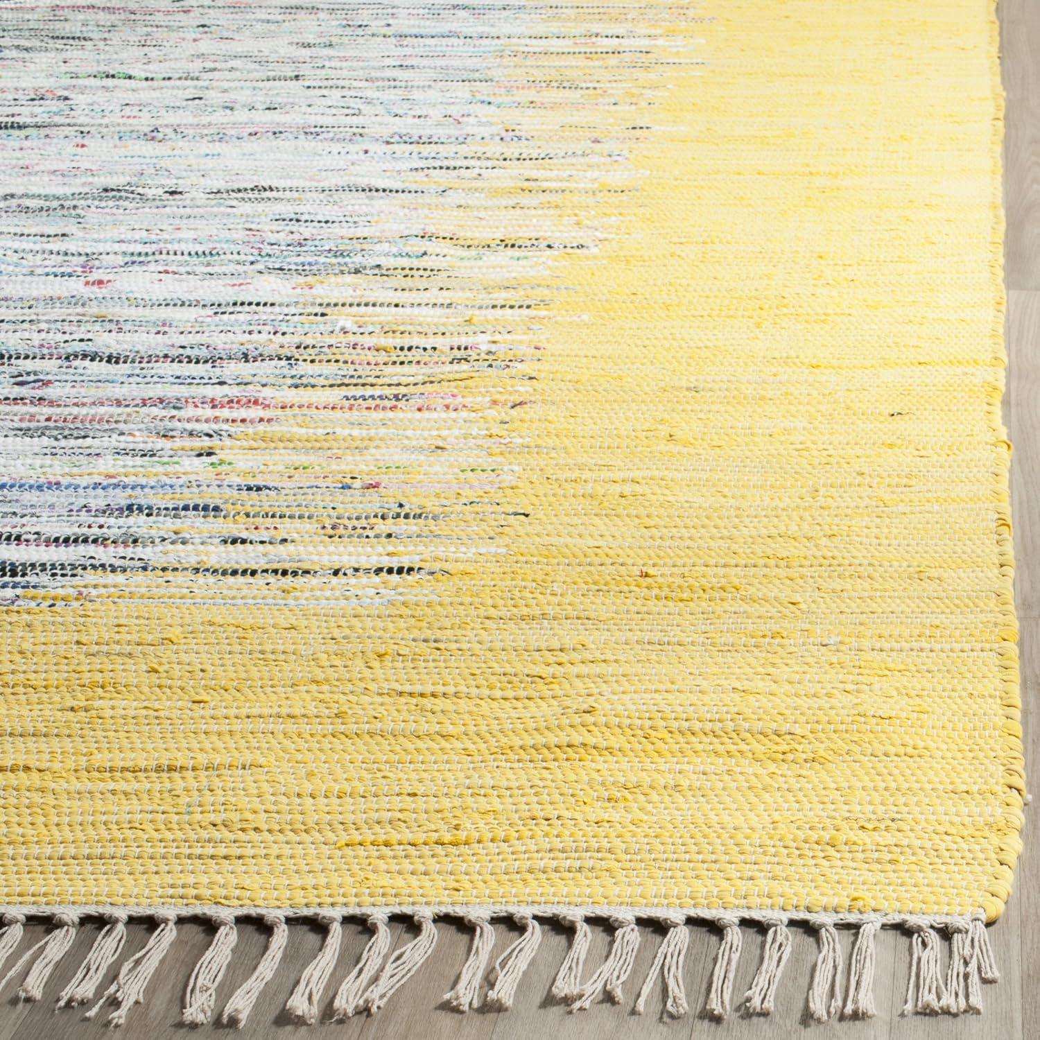 Montauk MTK711 Hand Woven Indoor Runner Rug - Ivory/Yellow - 2'3"x6' - Safavieh.