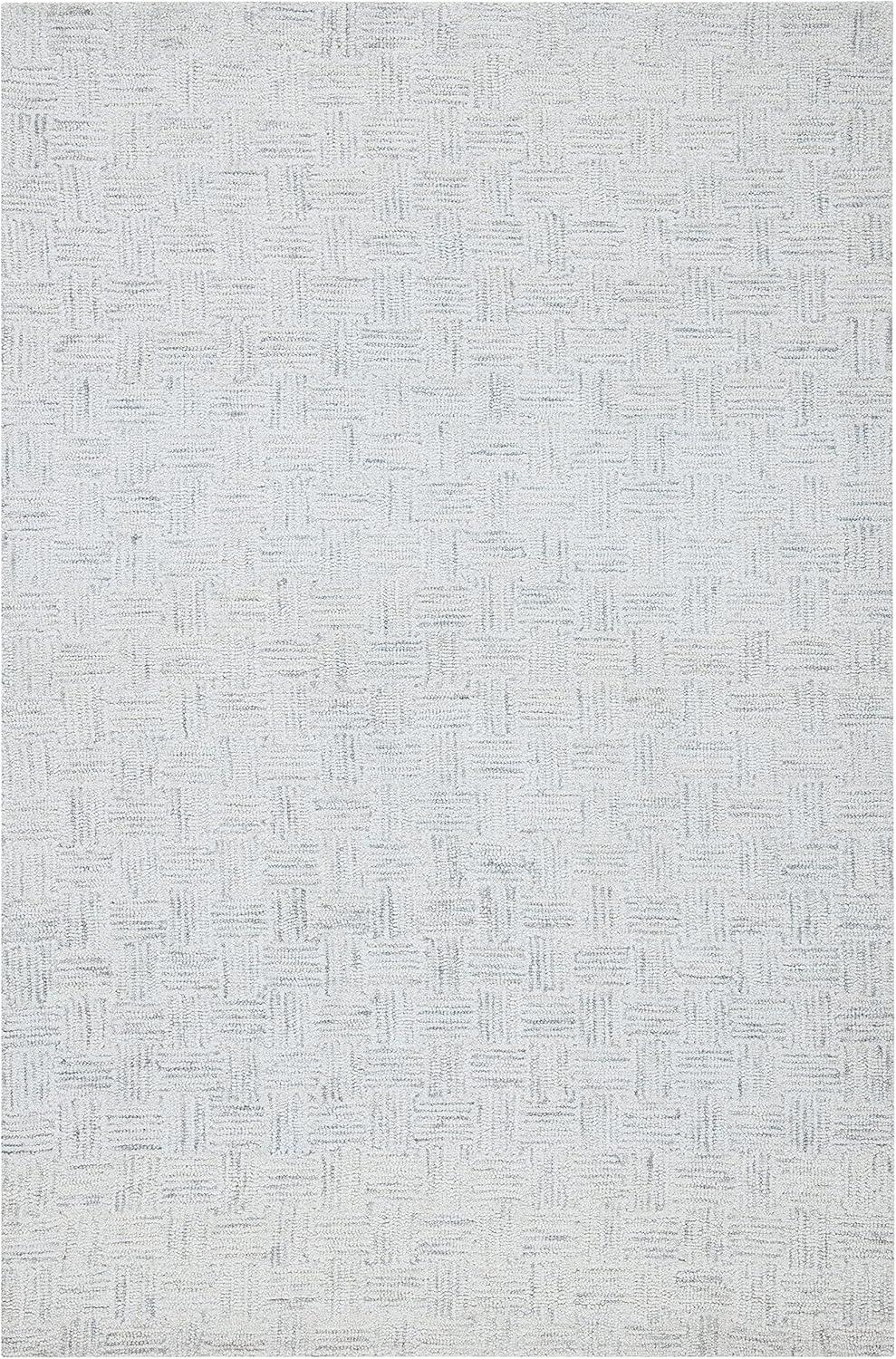 Micro-Loop MLP537 Hand Tufted Indoor Accent Rug - Light Grey/Ivory - 4'x6' - Safavieh
