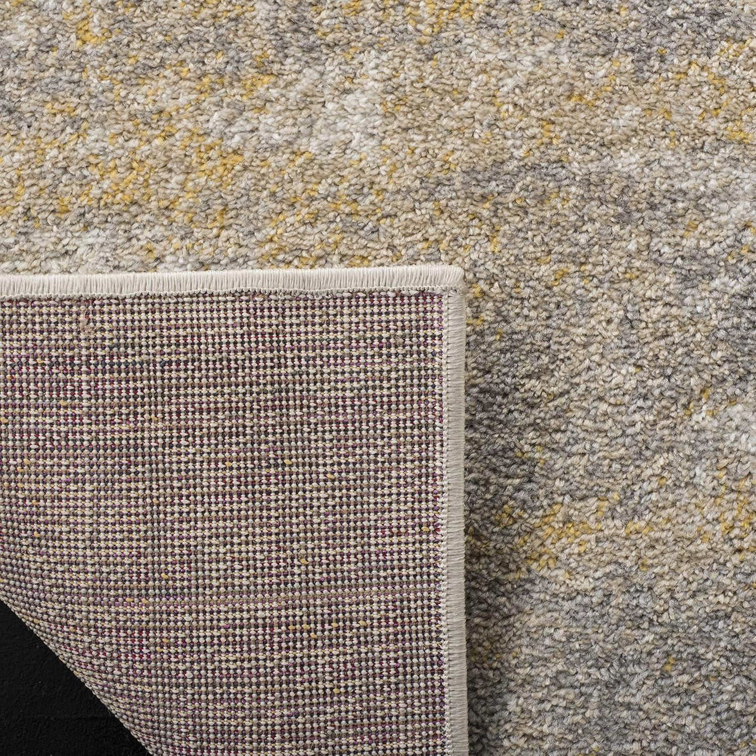 Adirondack ADR207 Machine Made Indoor Runner - Creme/Gold - 2'-1"x6' - Safavieh