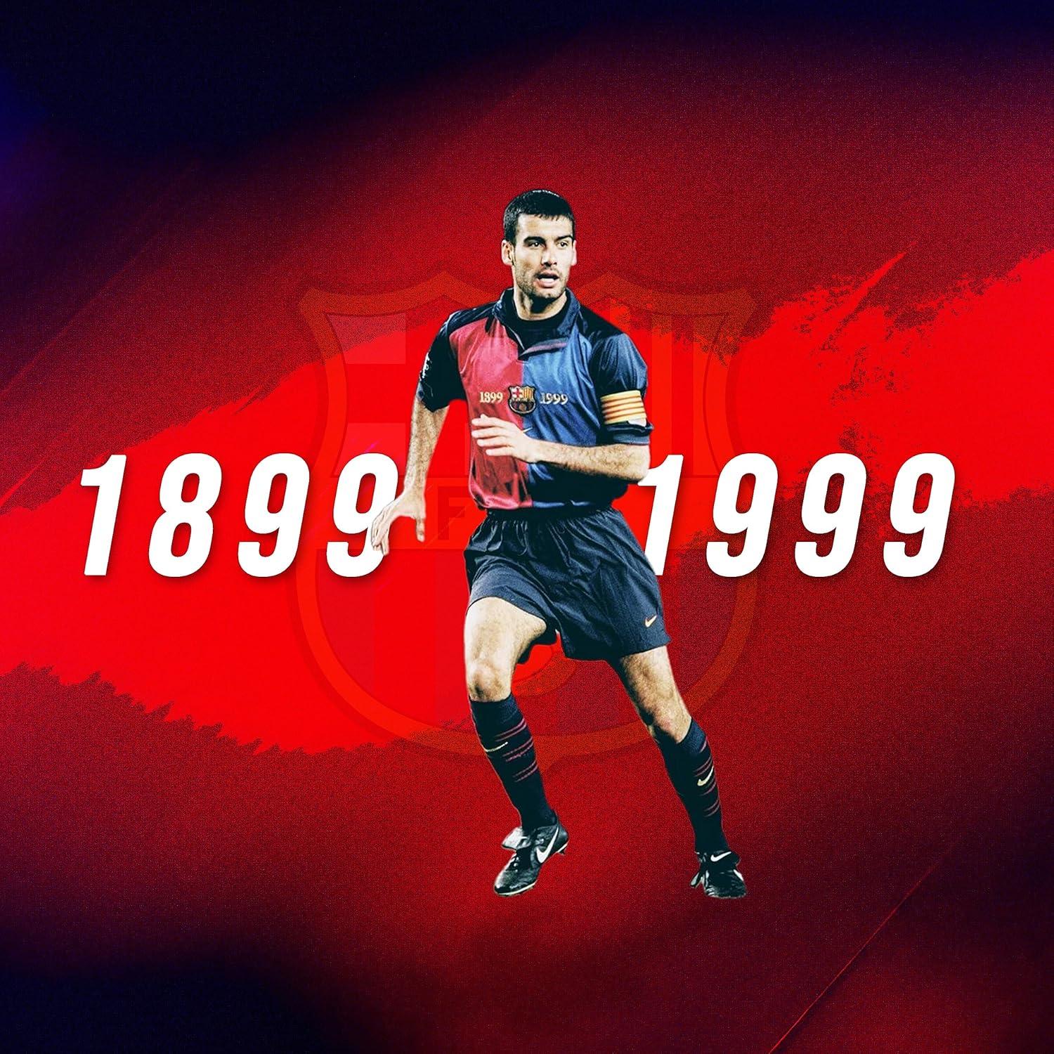 PAP Barcelona 1999 Retro Jersey - Men's FC Barcelona Retro Soccer Jersey