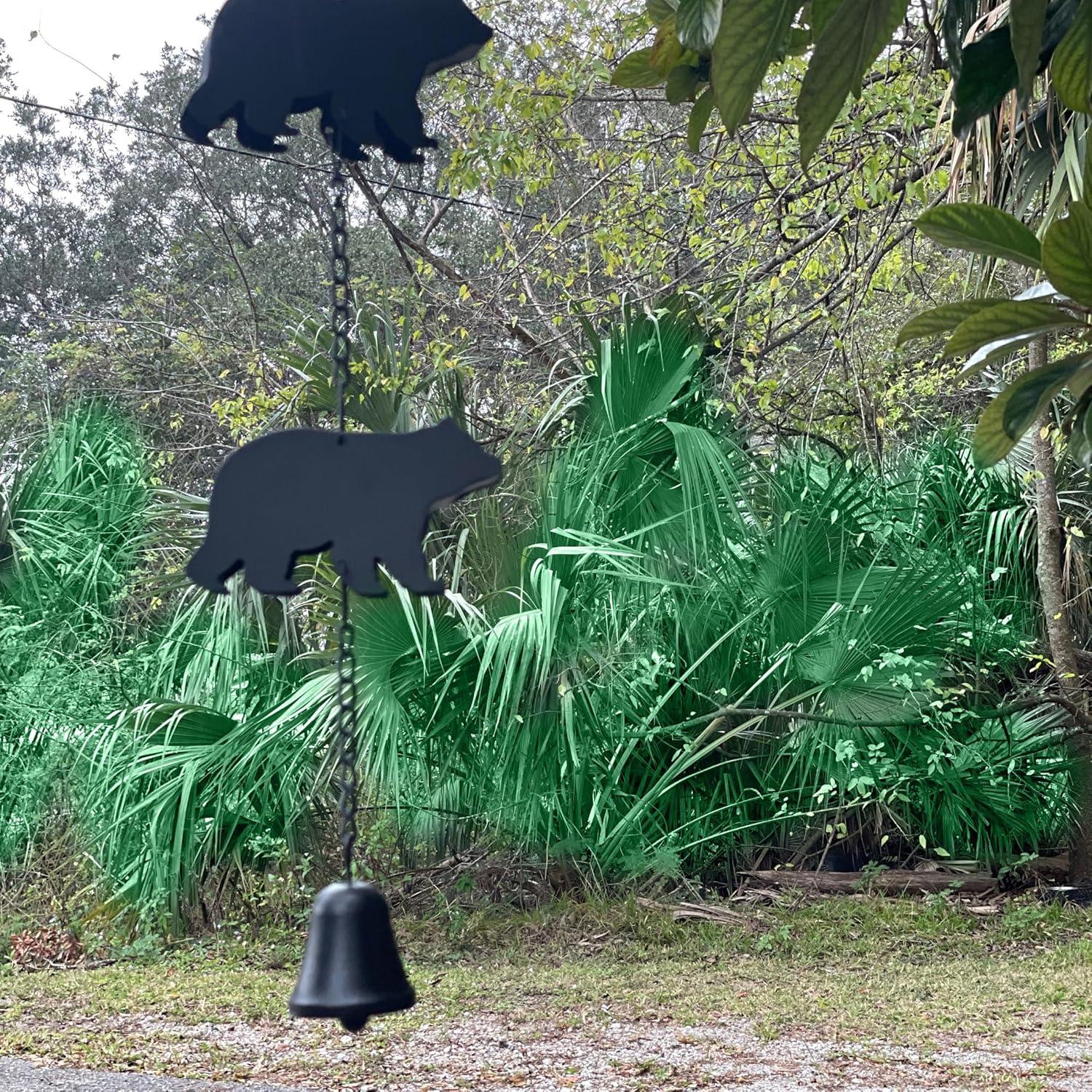 Things2Die4 71 inch Brown Metal Fish Gutter Downspout Rain Chain Home Decor Art