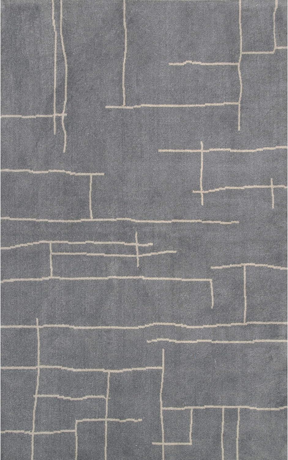 nuLOOM Abstract Vivian Runner Rug, 2' 6" x 8', Gray