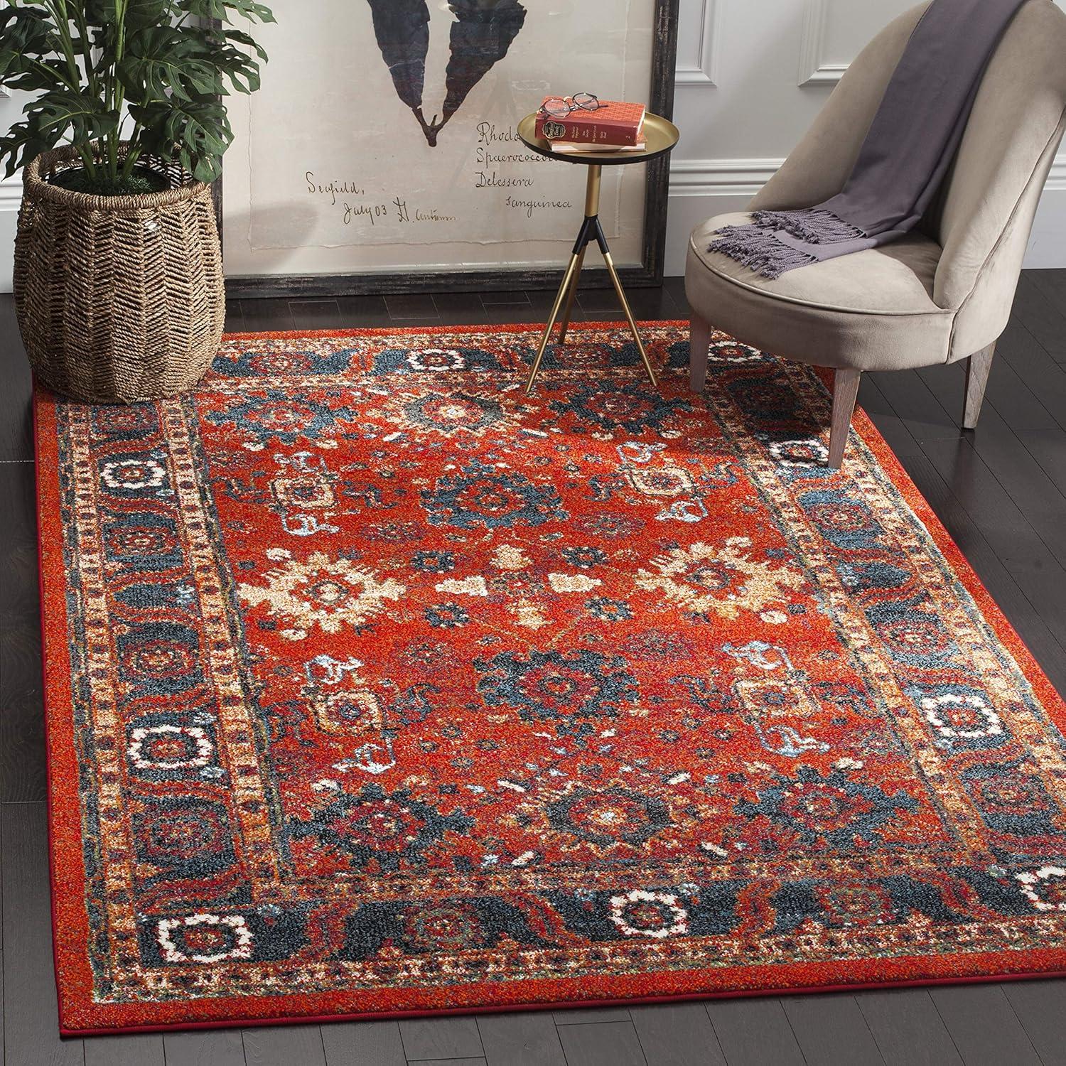 Vintage Hamadan VTH214 Power Loomed Area Rug  - Safavieh