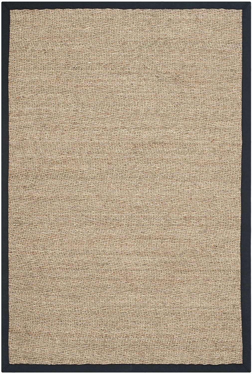 Natural Fiber NF115 Power Loomed Indoor Accent Rug - Natural/Black - 3'x5' - Safavieh