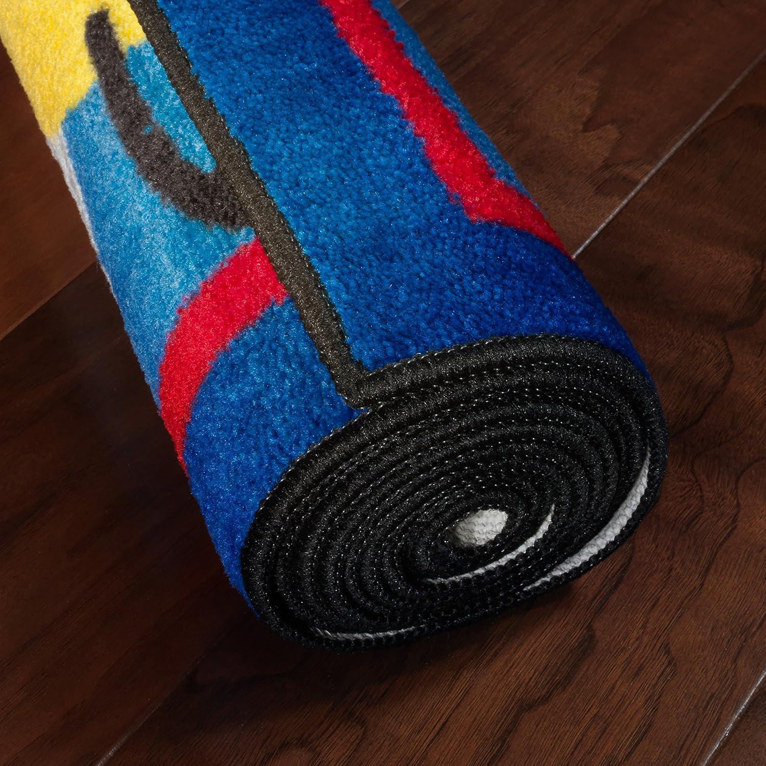 Flagship Carpets Cutie Bugs Kids and Baby Non Slip Area Rug, 3' x 5'