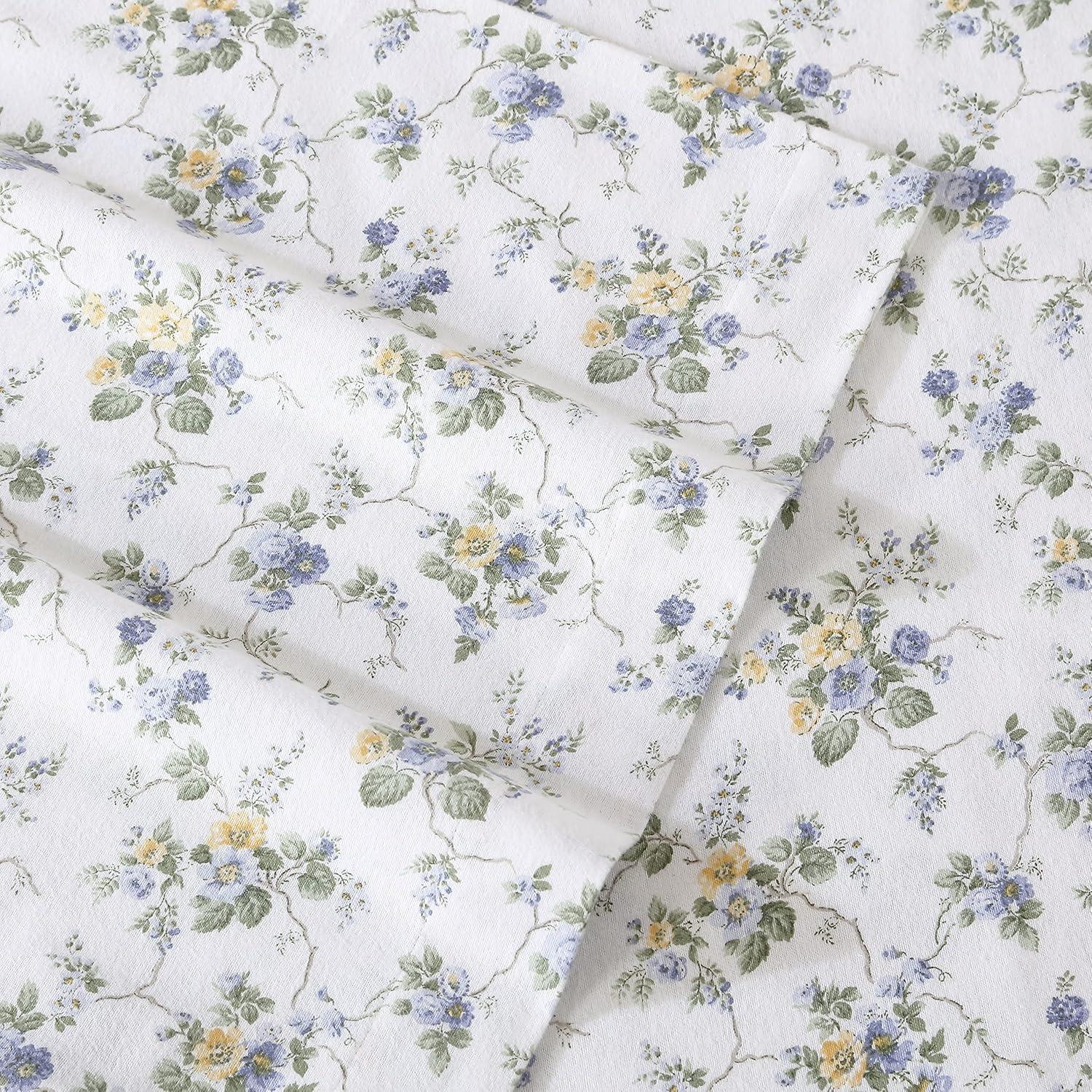 Laura Ashley Laura Ashley Cotton Flannel Cozy Sheet Sets