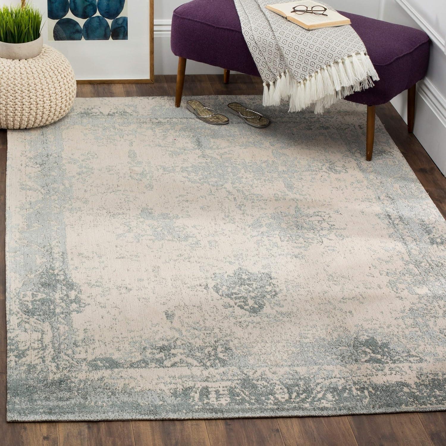 Classic Vintage CLV125 Power Loomed Area Rug - Grey - 8'x11' - Safavieh.