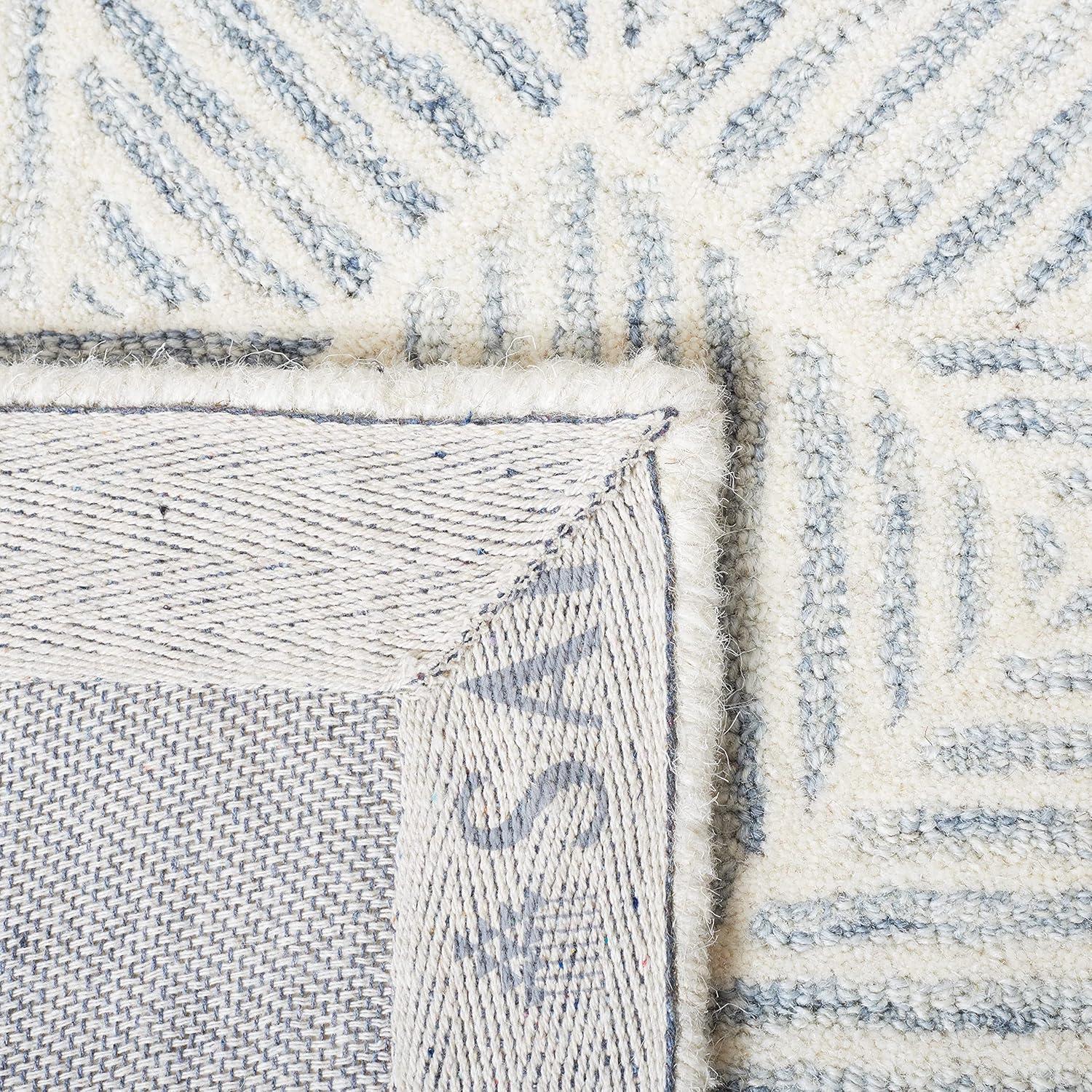 SAFAVIEH Abstract Brock Geometric Area Rug, Grey/Ivory, 8' x 10'