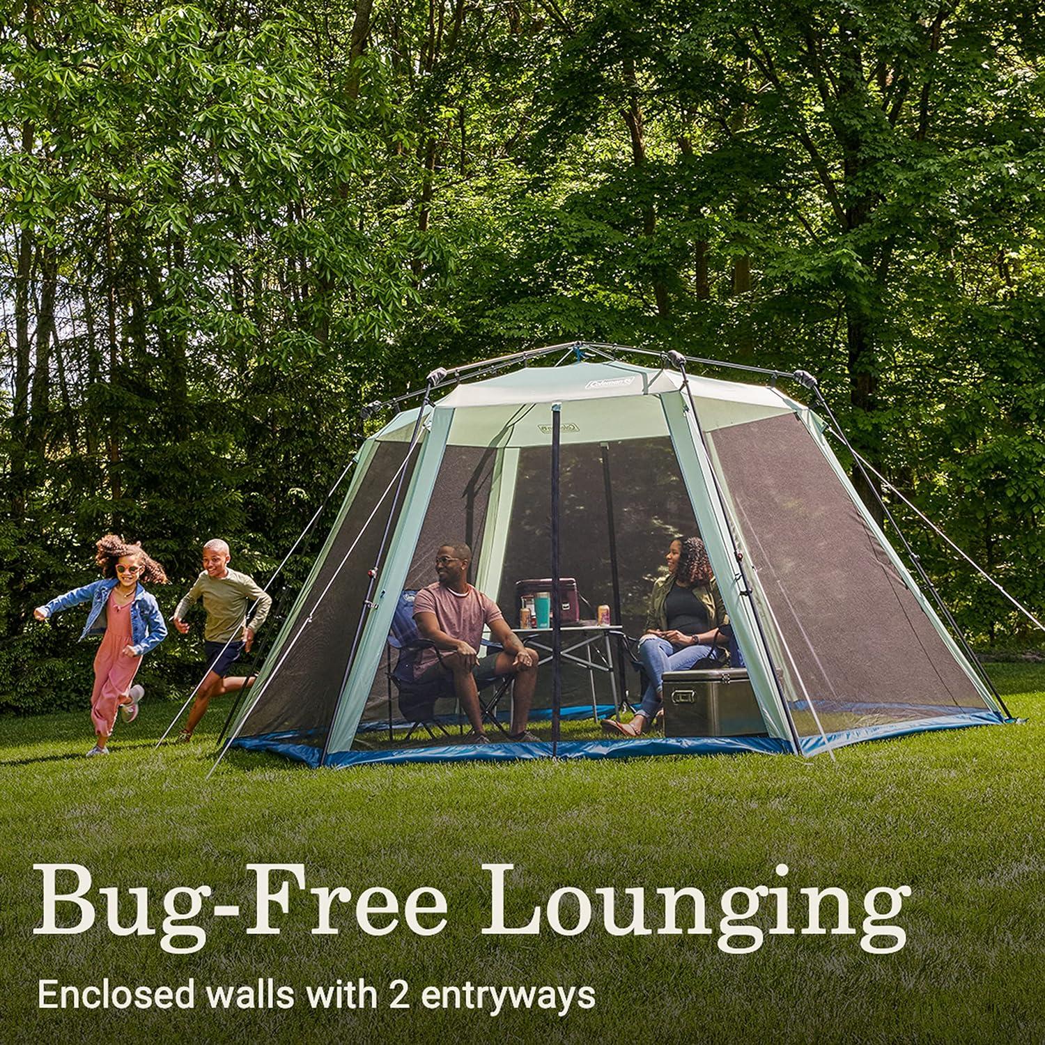Coleman 13'x15' Skylodge Instant Screened Shelter Canopy Tent - Moss
