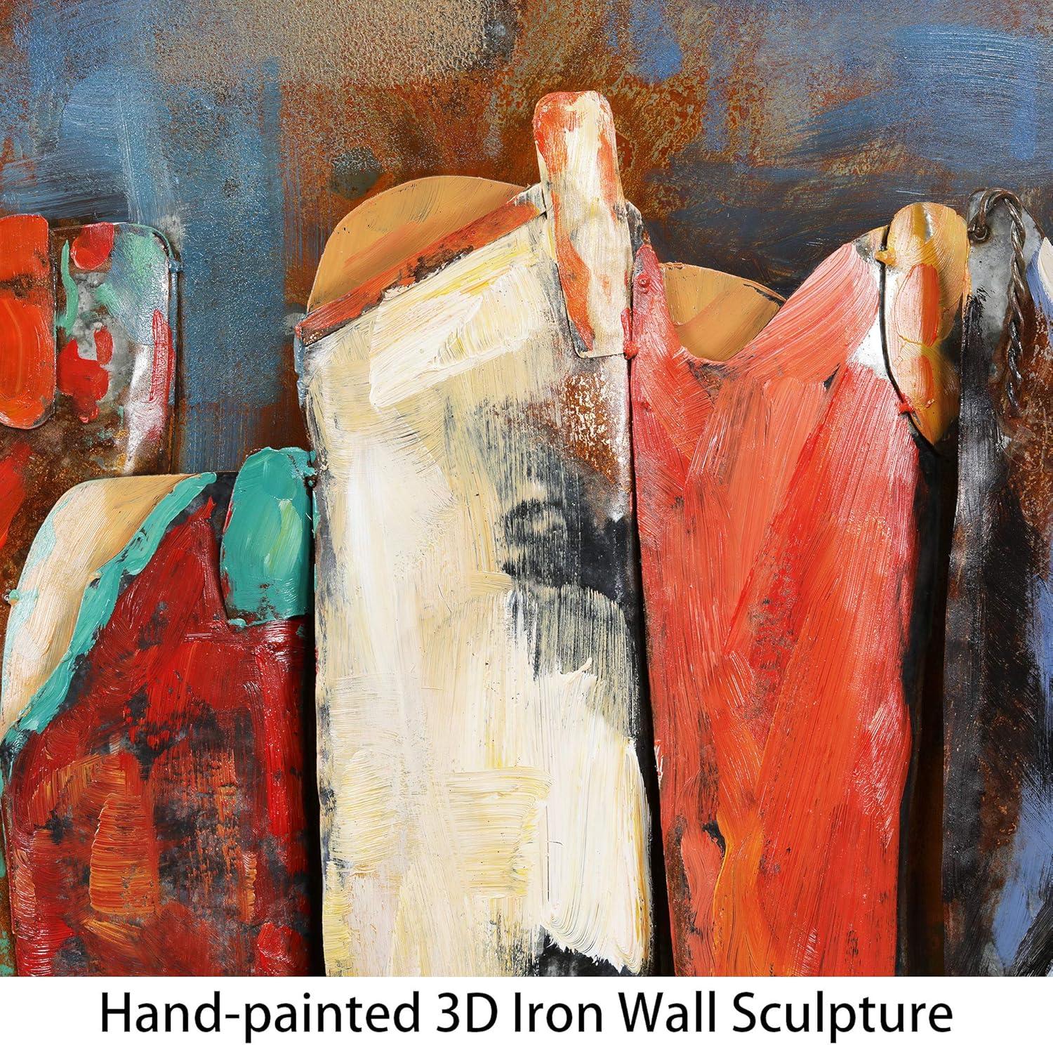 weilaicheng Unframed Painting on Metal