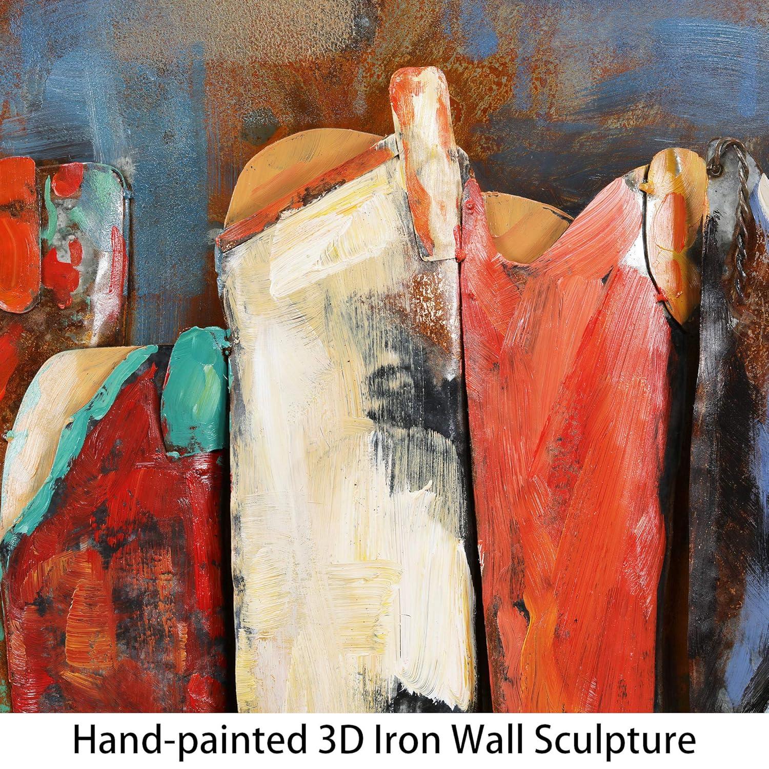 weilaicheng Unframed Painting on Metal