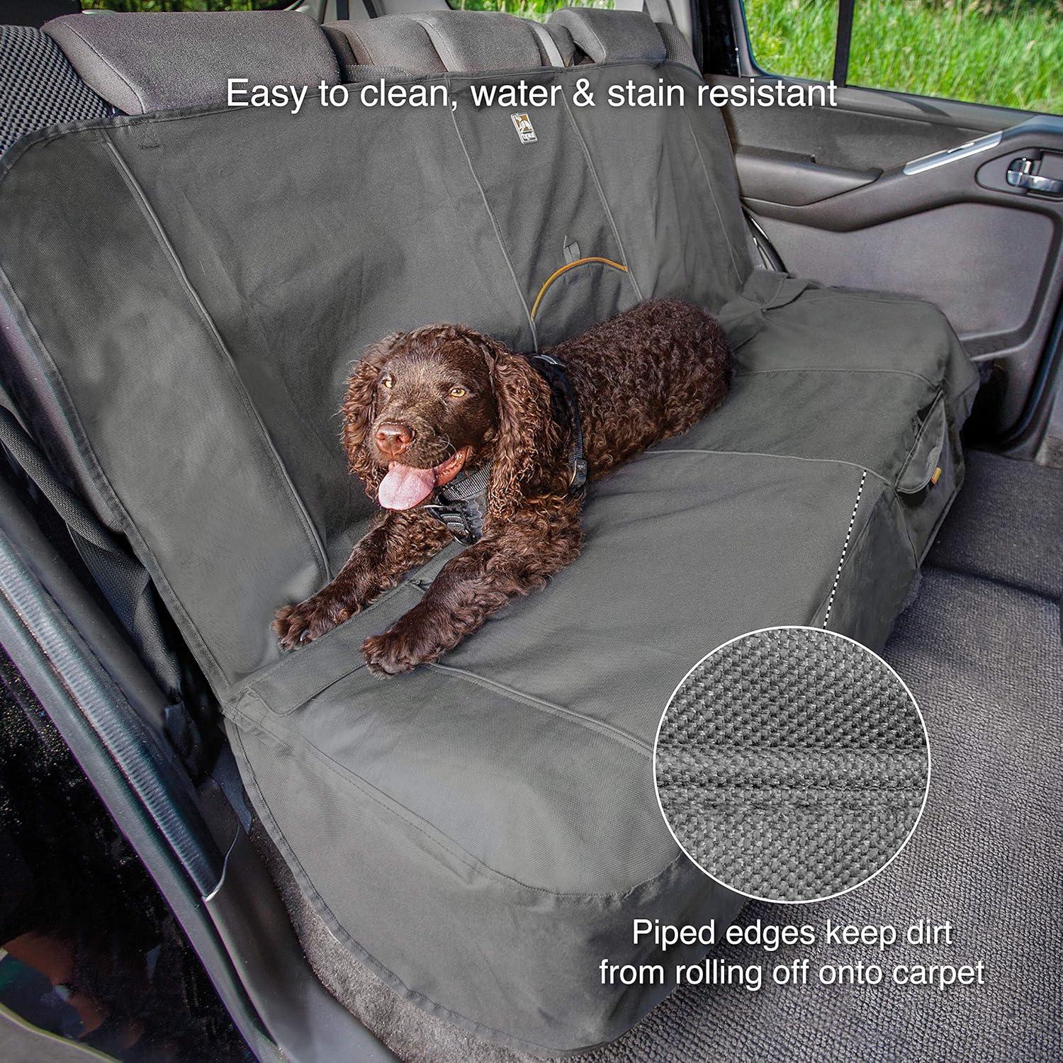 Charcoal Grey Waterproof SUV Bench Seat Cover for Pets, 63" Wide