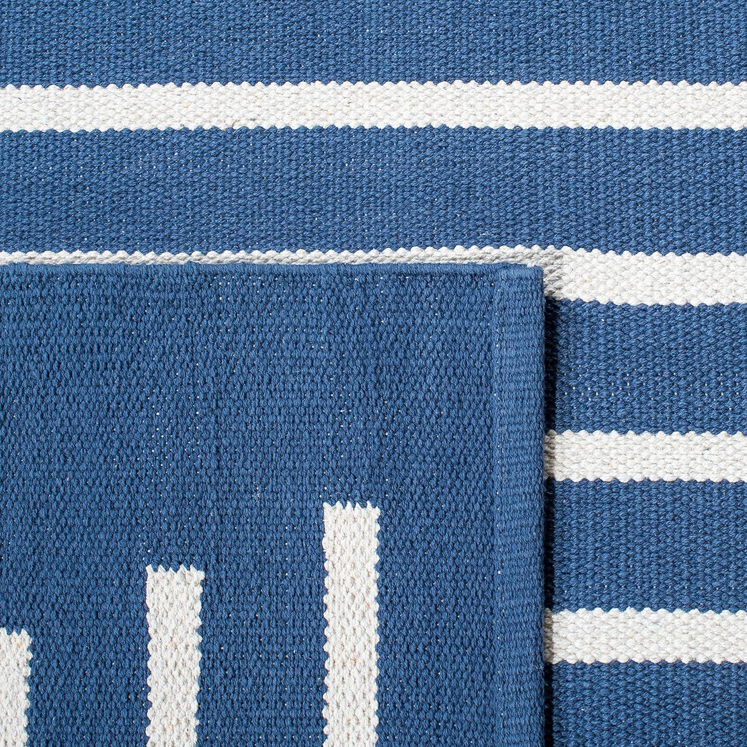 Montauk MTK712 Hand Woven Indoor Area Rug - Blue/Ivory - 8'x10' - Safavieh