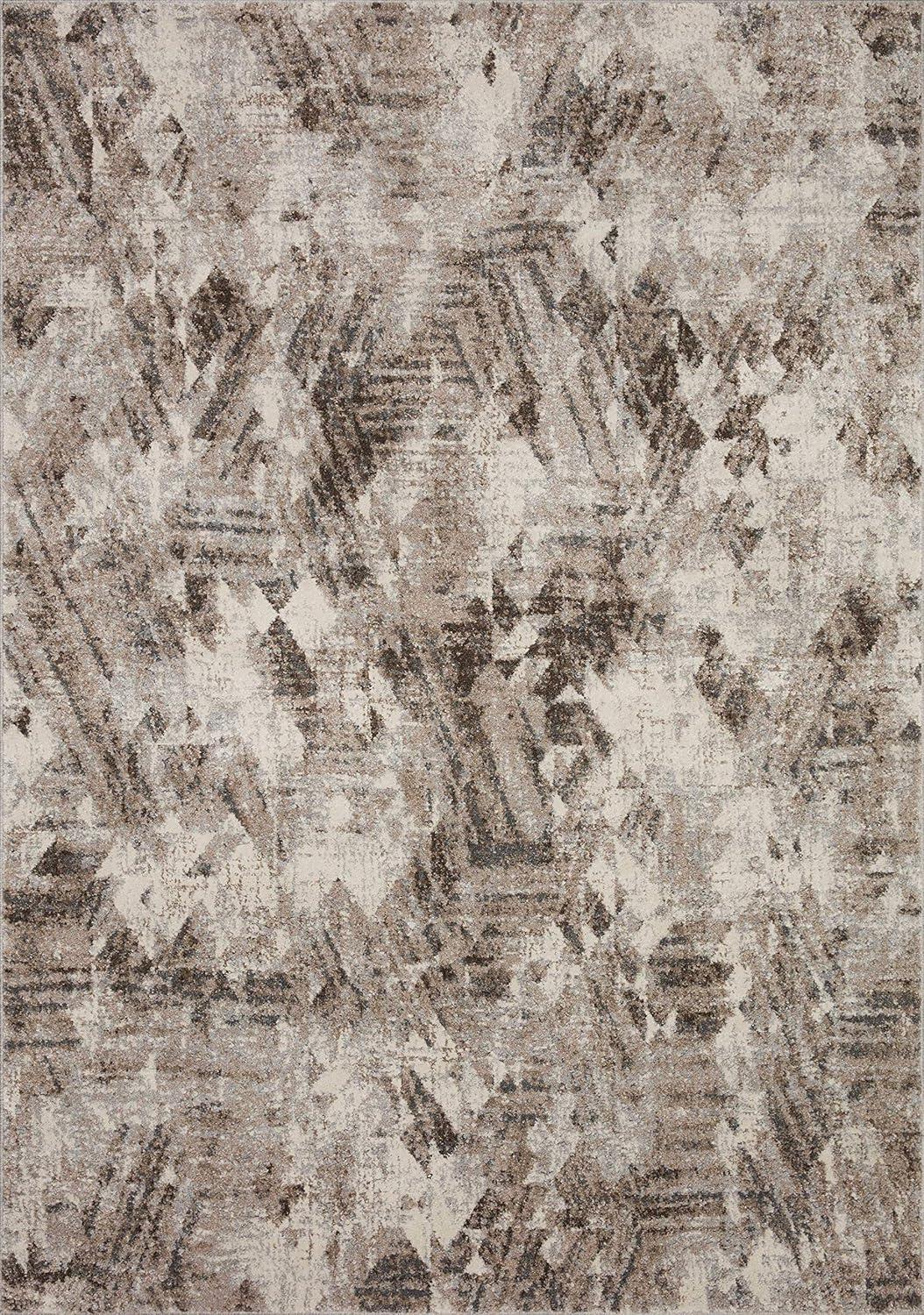 Loloi II Austen AUS-03 Abstract Natural / Mocha Area Rug 7'-10" x 10'-6"