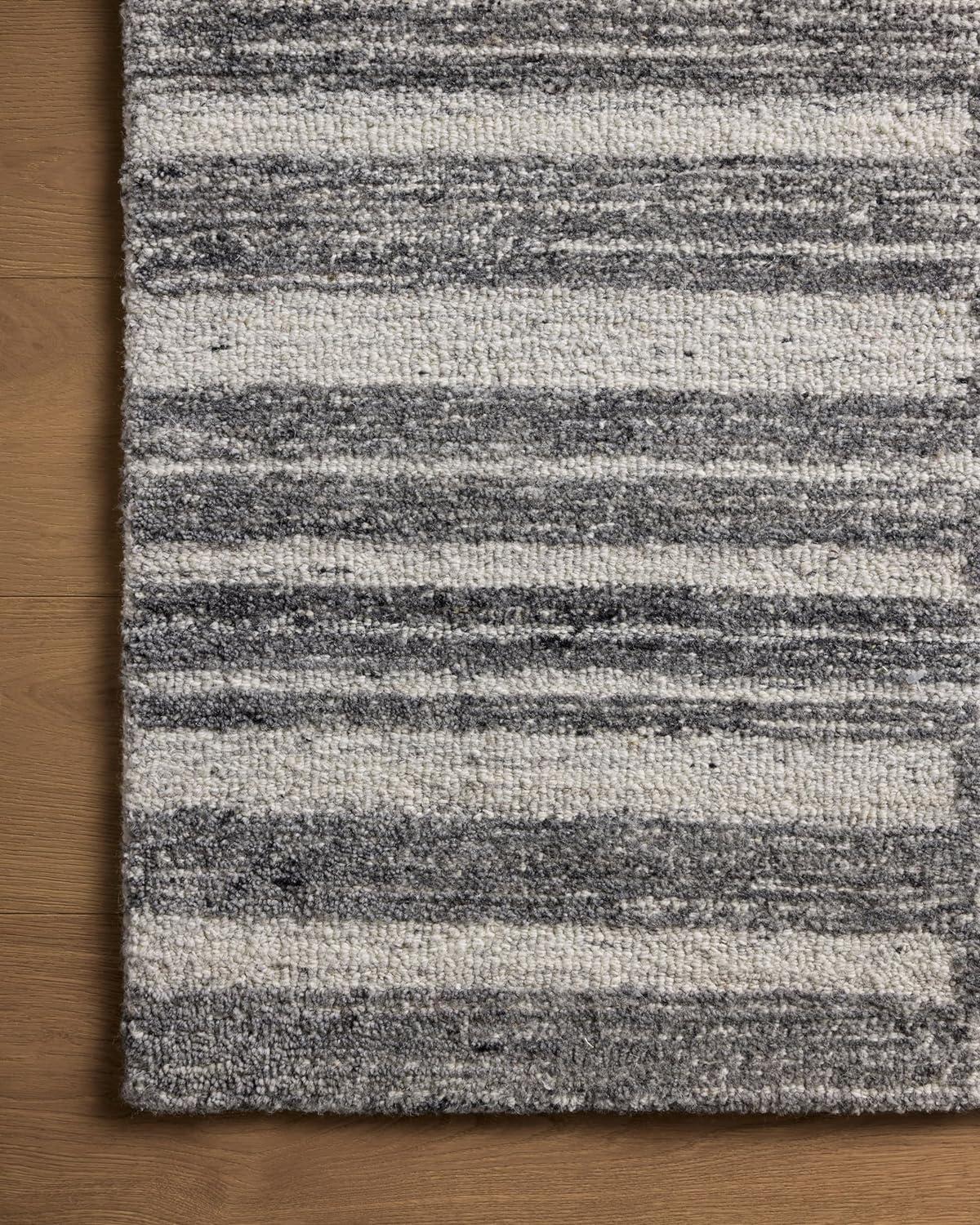 Rae Charcoal Mist Hand-Tufted Wool 9x13 Area Rug