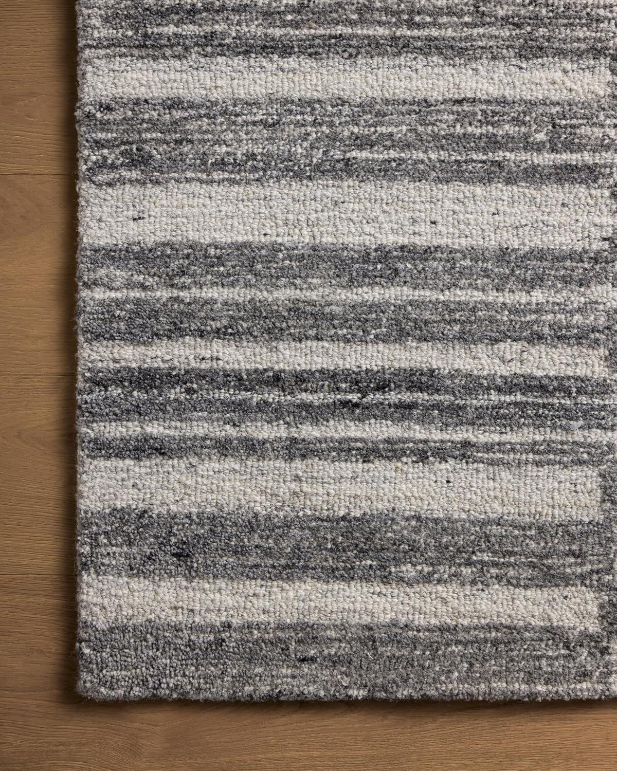 Magnolia Home by Joanna Gaines x Loloi Rae Charcoal / Mist Area Rug