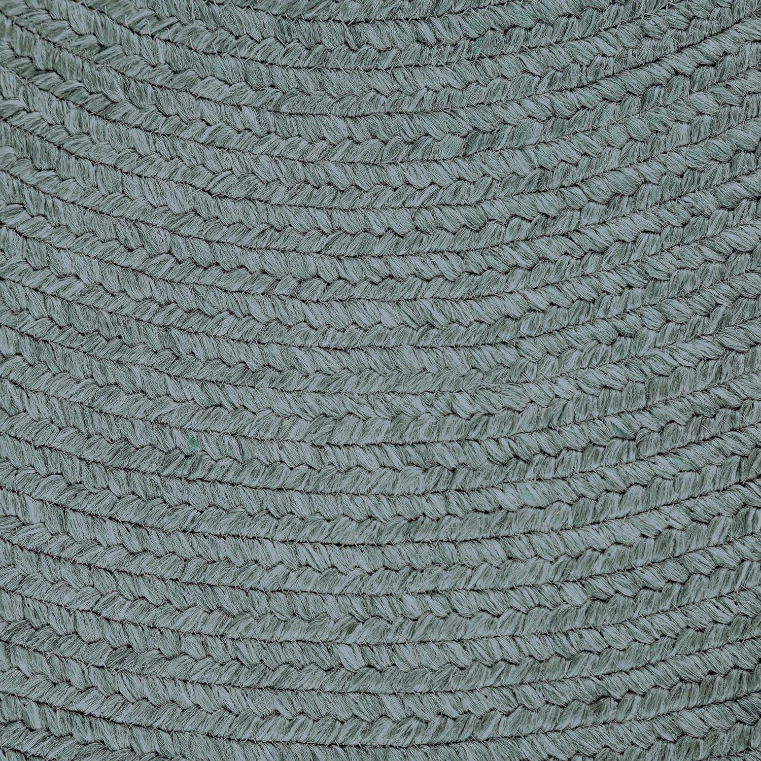 Lagoon Breeze 8' x 10' Oval Reversible Braided Rug