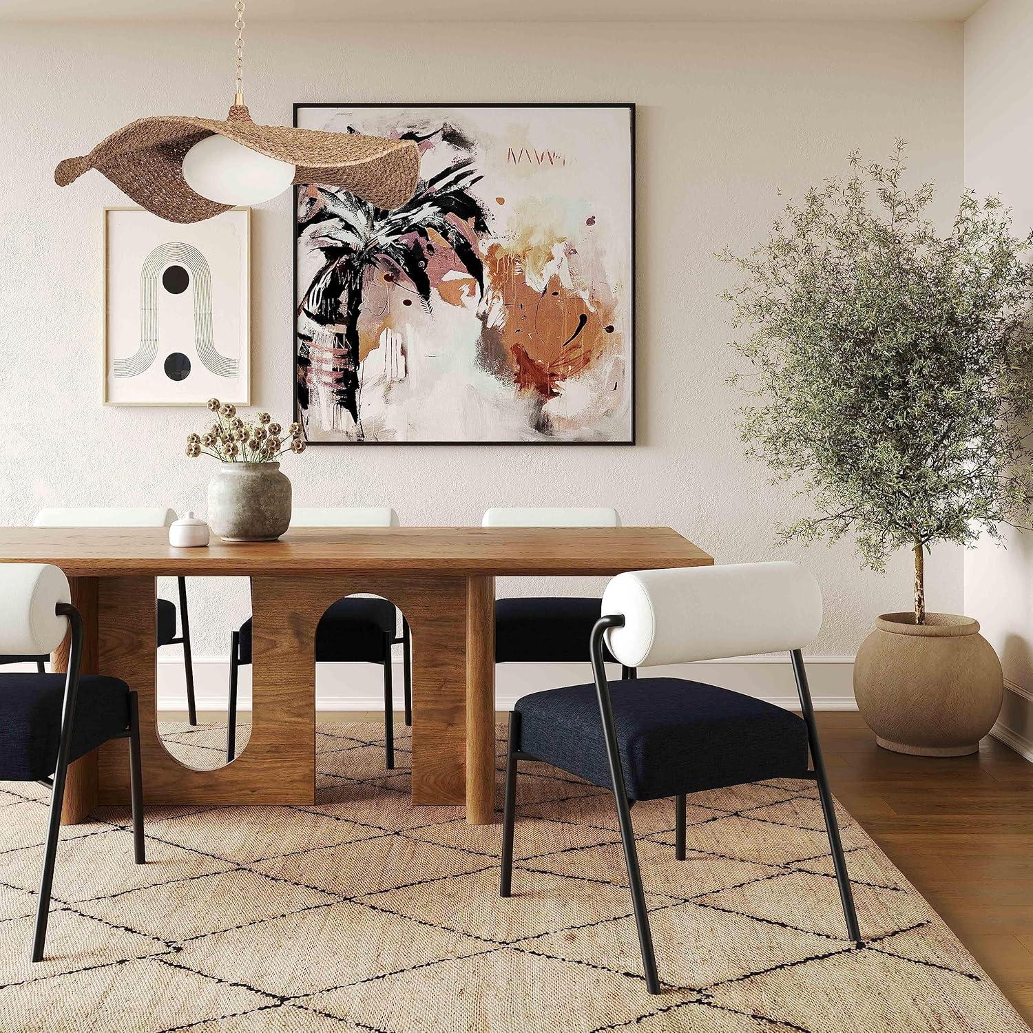 TOV Furniture Satra Walnut Rectangular Dining Table