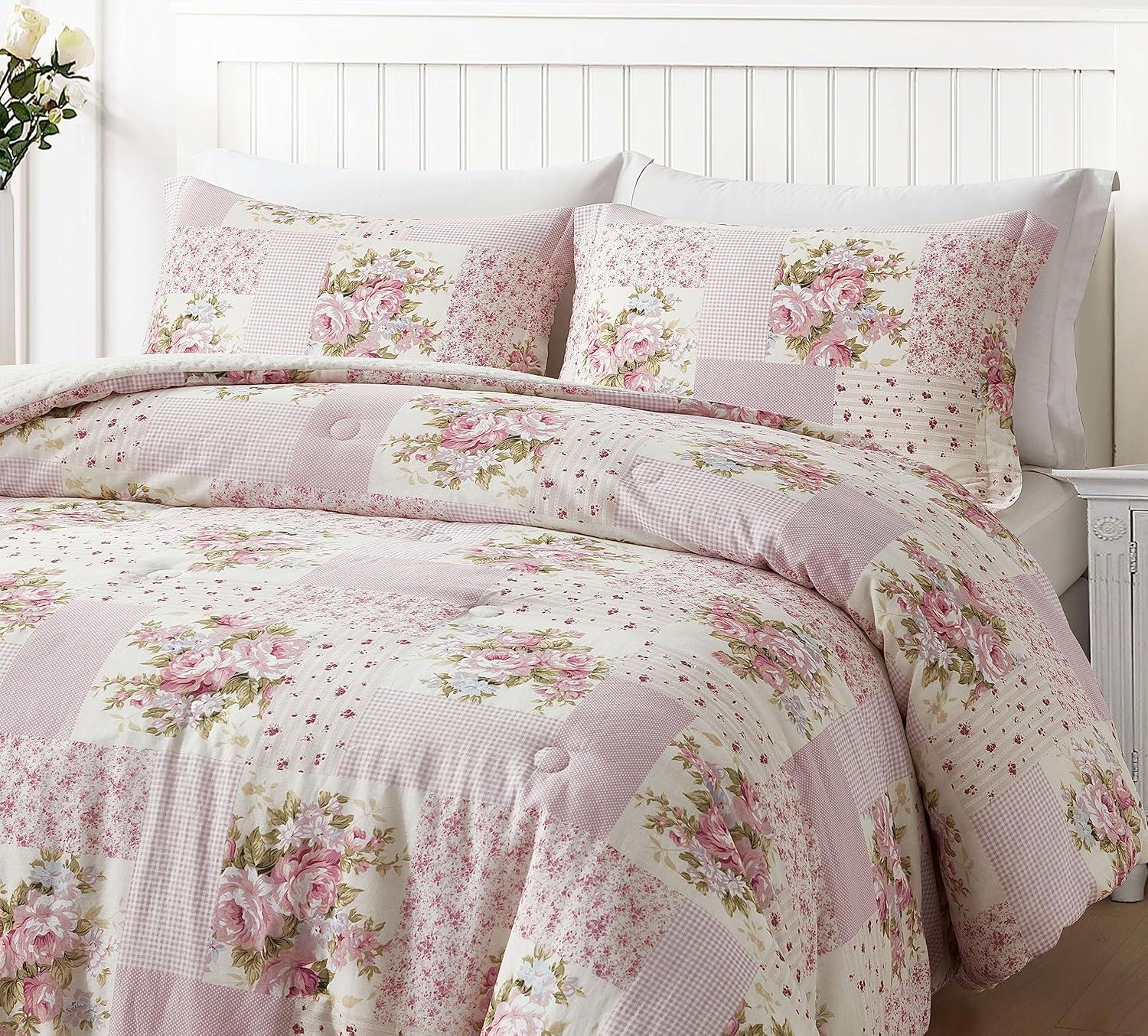 Chezmoi Collection Cotton Ring Stitch Comforter Set