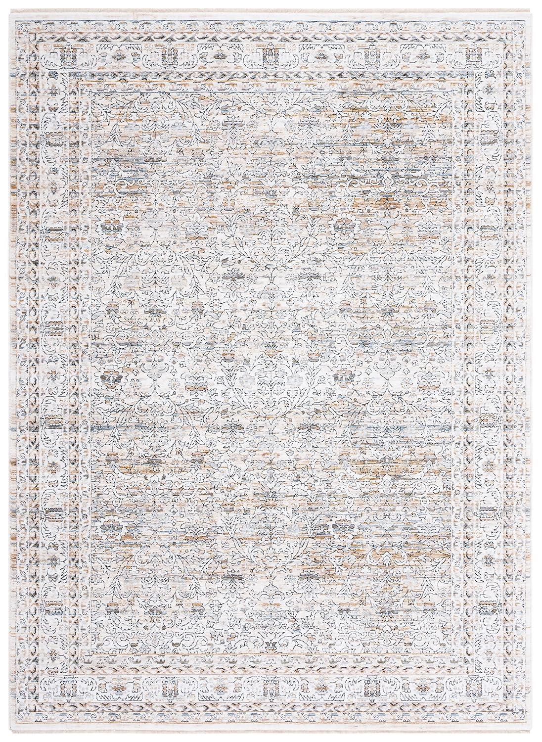 Moondust MND660 Power Loomed Area Rug - Ivory/Grey - 8'x10' - Safavieh.