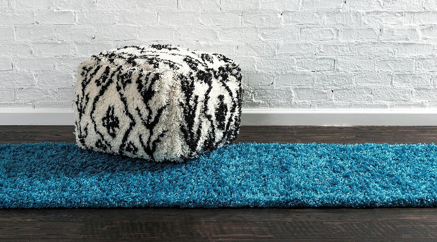 Unique Loom Solid Shag Solid Indoor Woven Area Rug