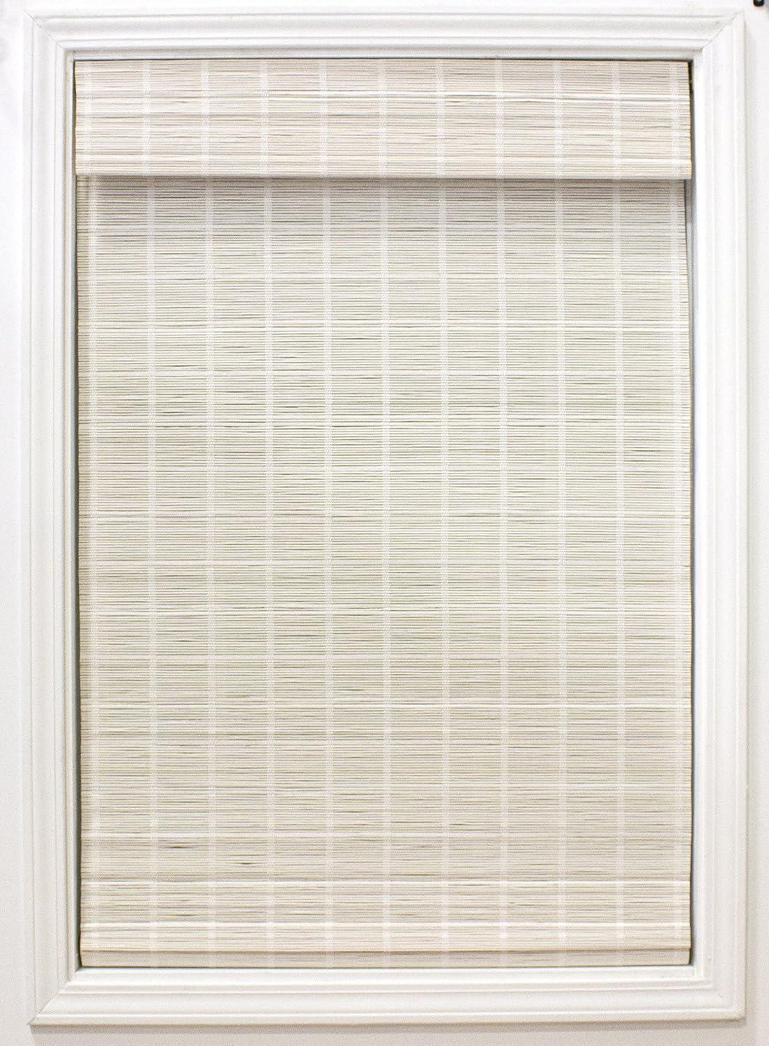 Radiance Bayshore 34-in Cordless White Roman Shade