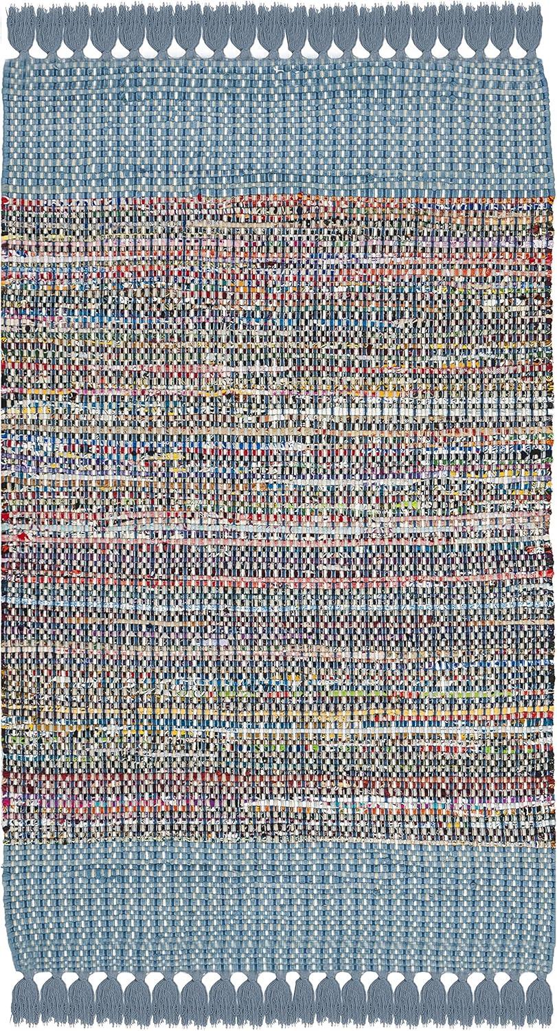 Montauk MTK972 Hand Woven Accent Rug - Blue/Multi - 2'6"x4' - Safavieh.
