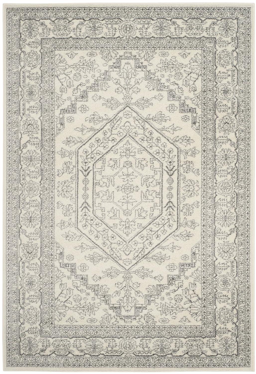 Adirondack ADR108 Power Loomed Accent Rug - Ivory/Silver - 3'x5' - Safavieh.