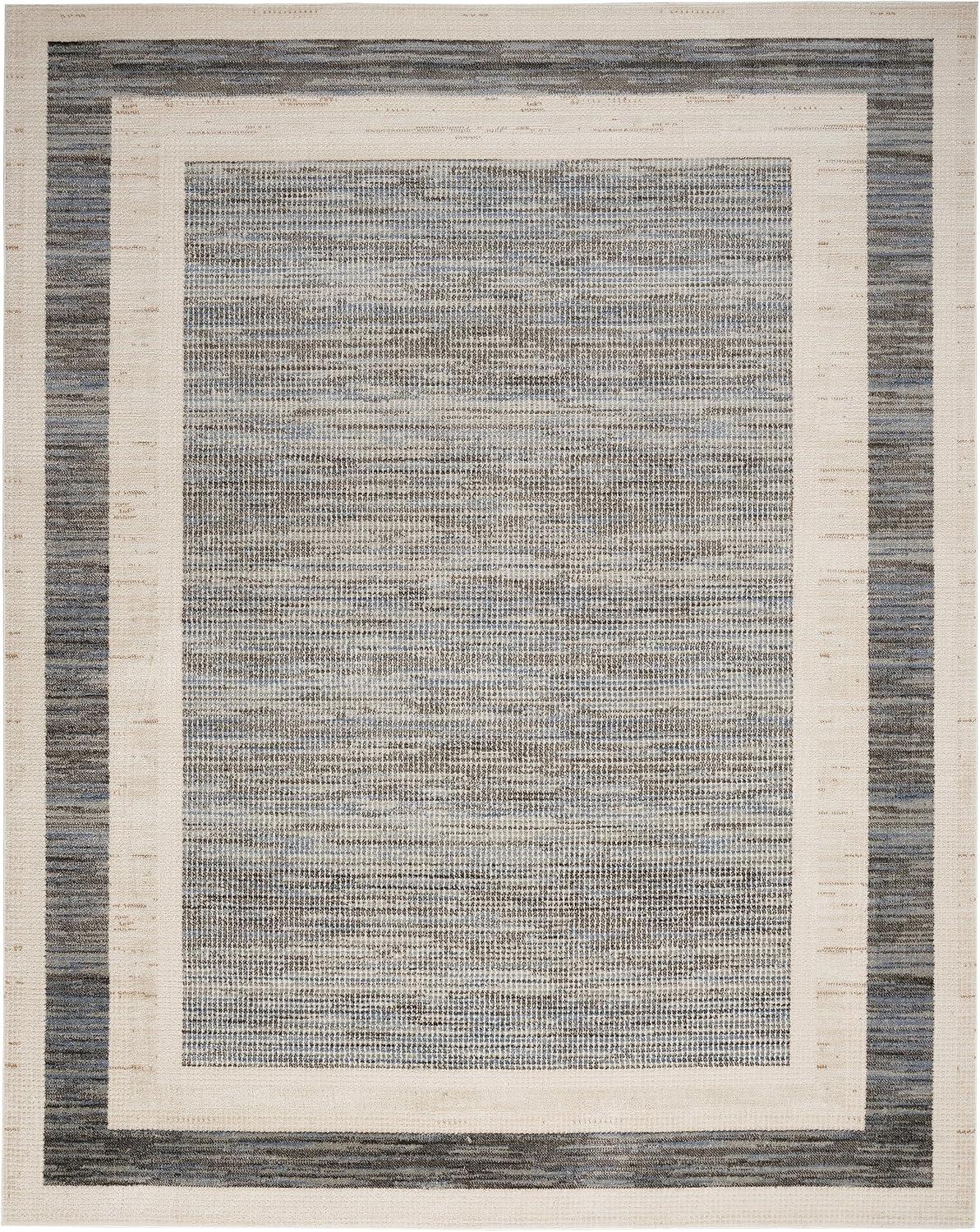 Nourison Serenity Home Modern Bordered Indoor Area Rug