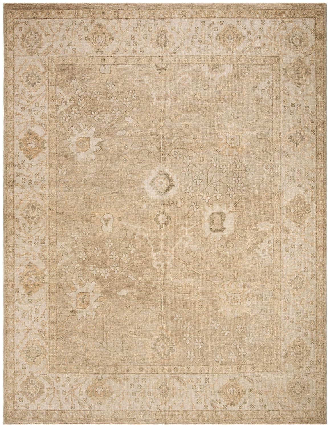 Izmir IZM134 Hand Knotted Area Rug - Gold/Ivory - 8'x10' - Safavieh