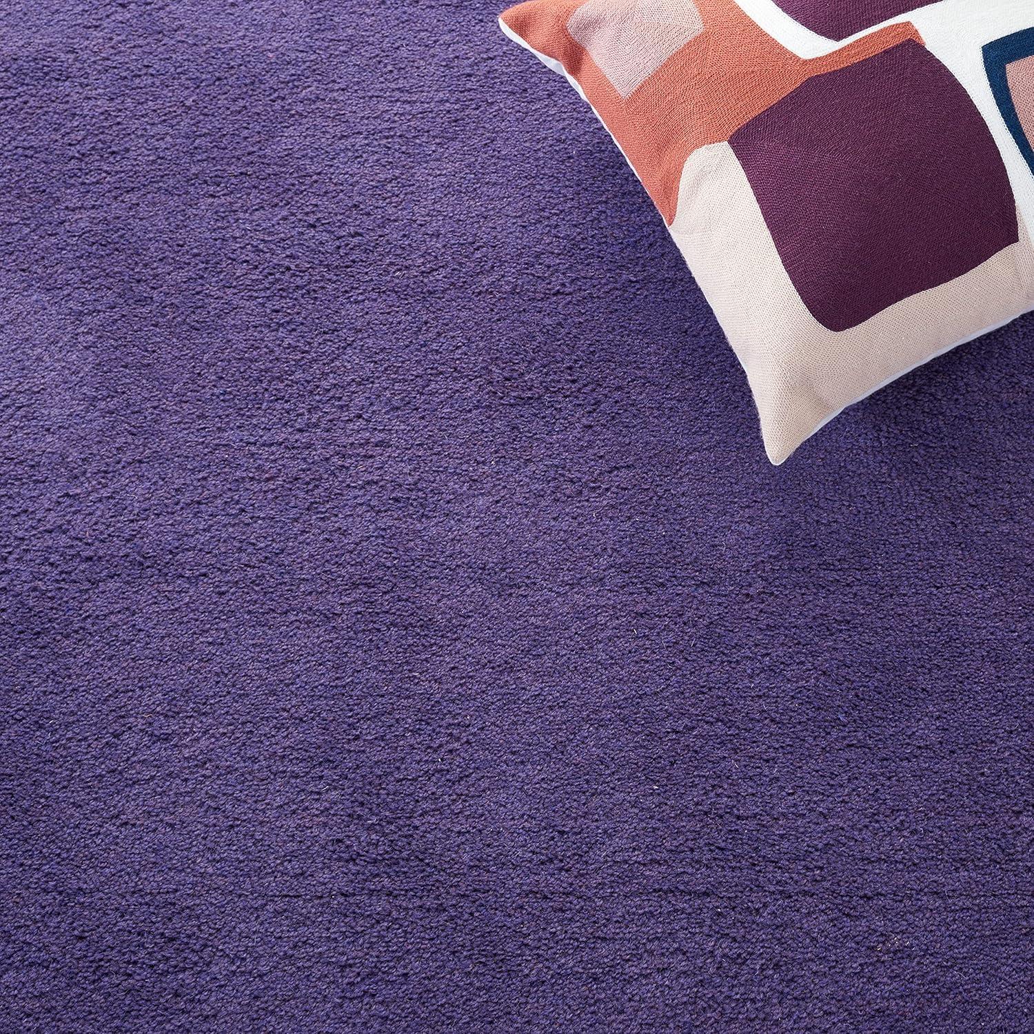 Himalaya HIM610 Handmade Area Rug - 8'x10' - Purple - Safavieh