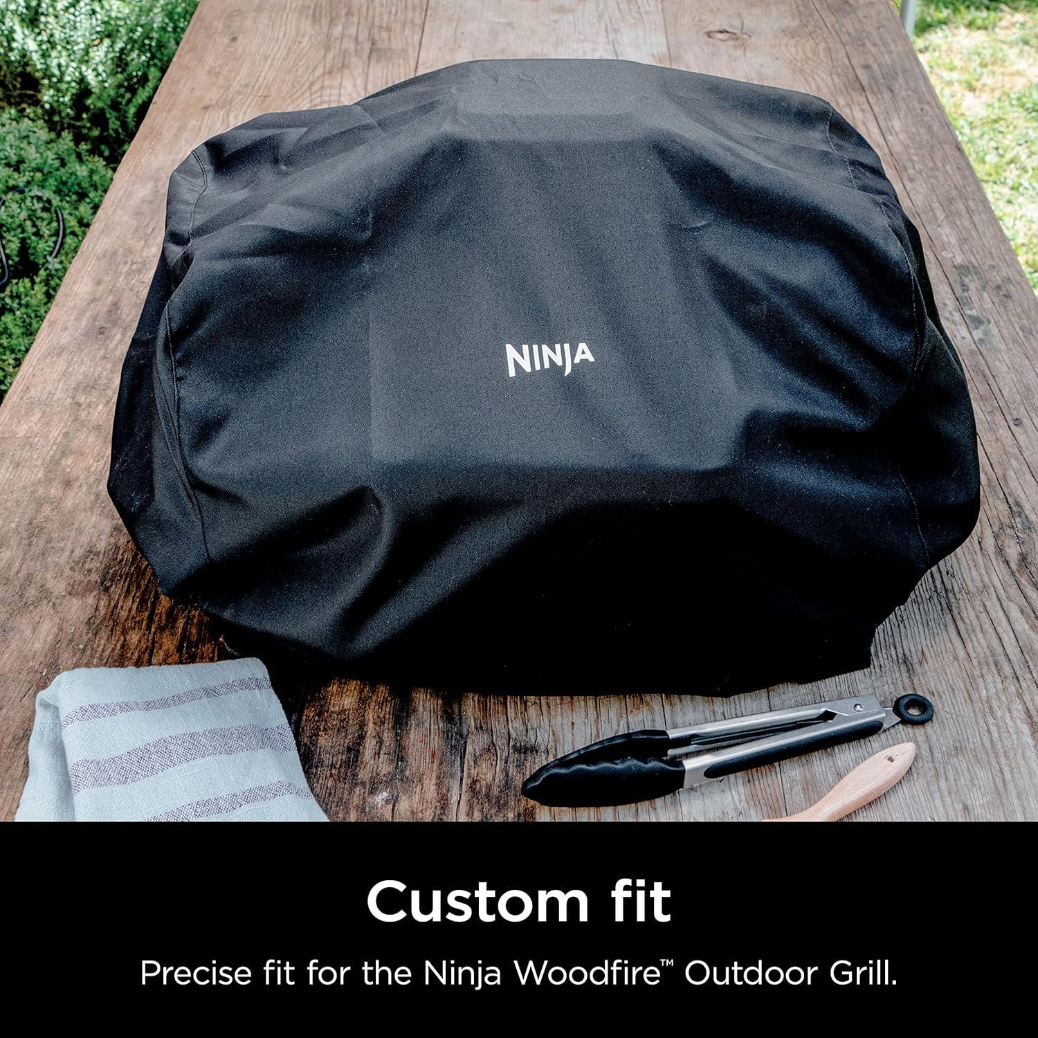 1 Pc, Ninja Woodfire Black Grill Cover For Og700