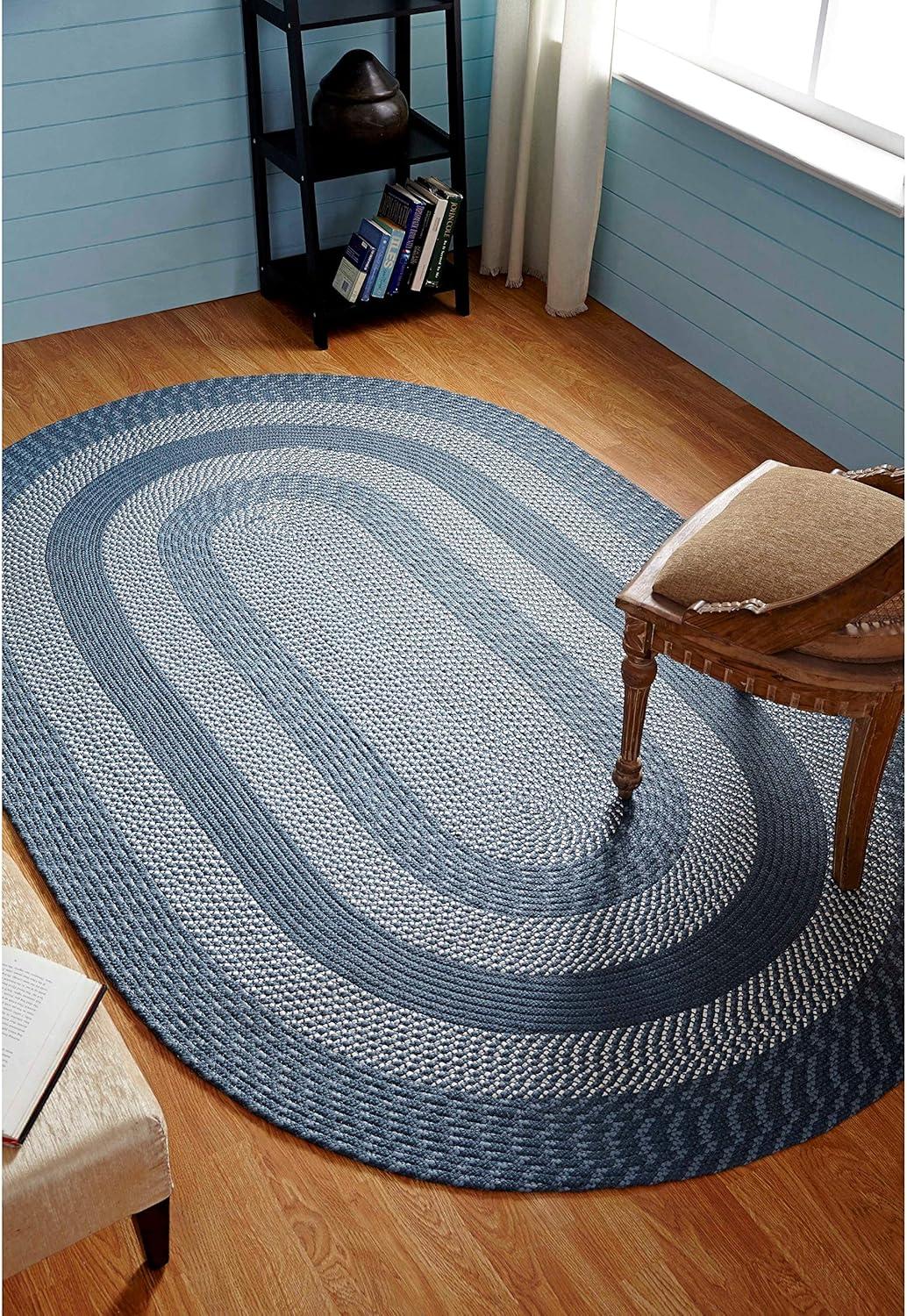 Better Trends Newport Braid Reversible Indoor Utility Rug, 100% Polypropylene, 24" x 72" Runner, Sage